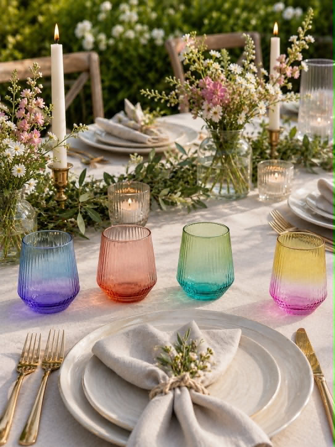 Drikkeglass Aurora - Color MIX