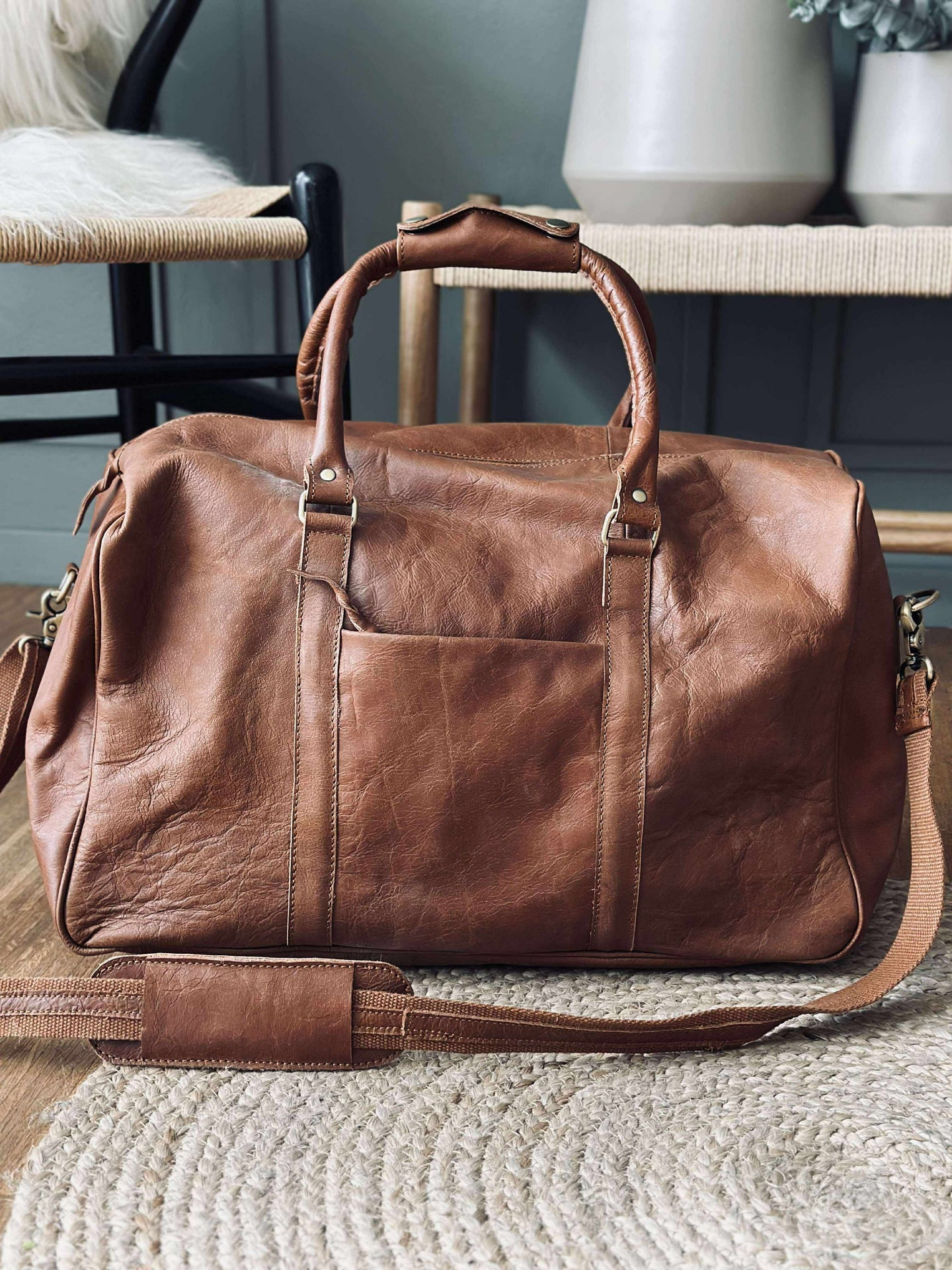 Weekendveske GINNY Cognac