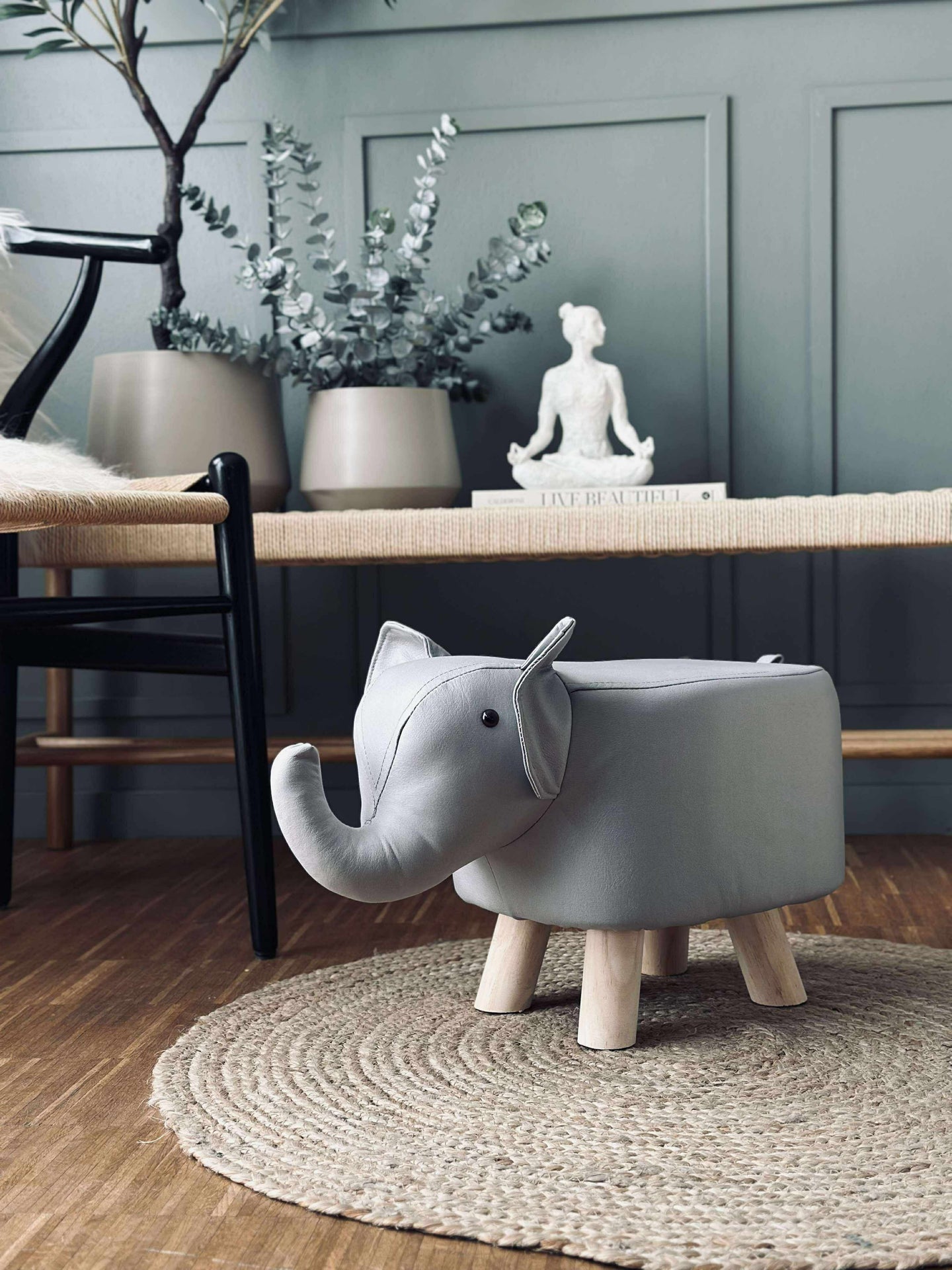 Elefant barneskammel