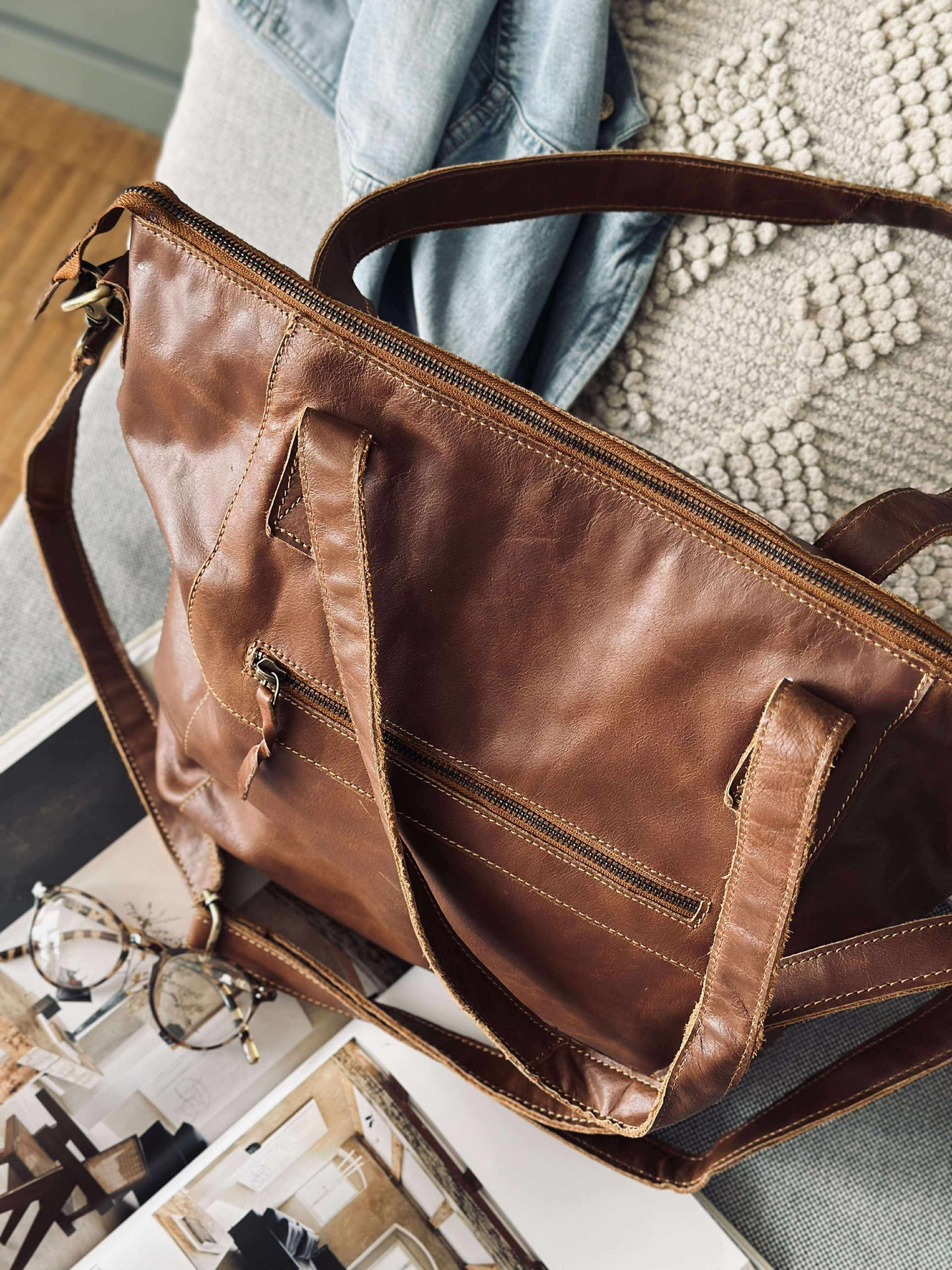 Shopper Sasja - Cognac