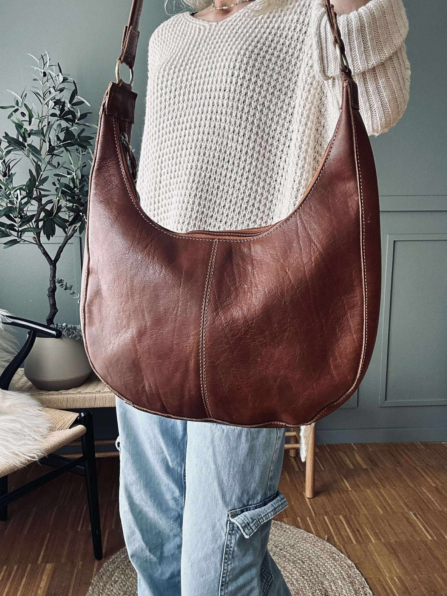Skulderveske Alicia - Cognac