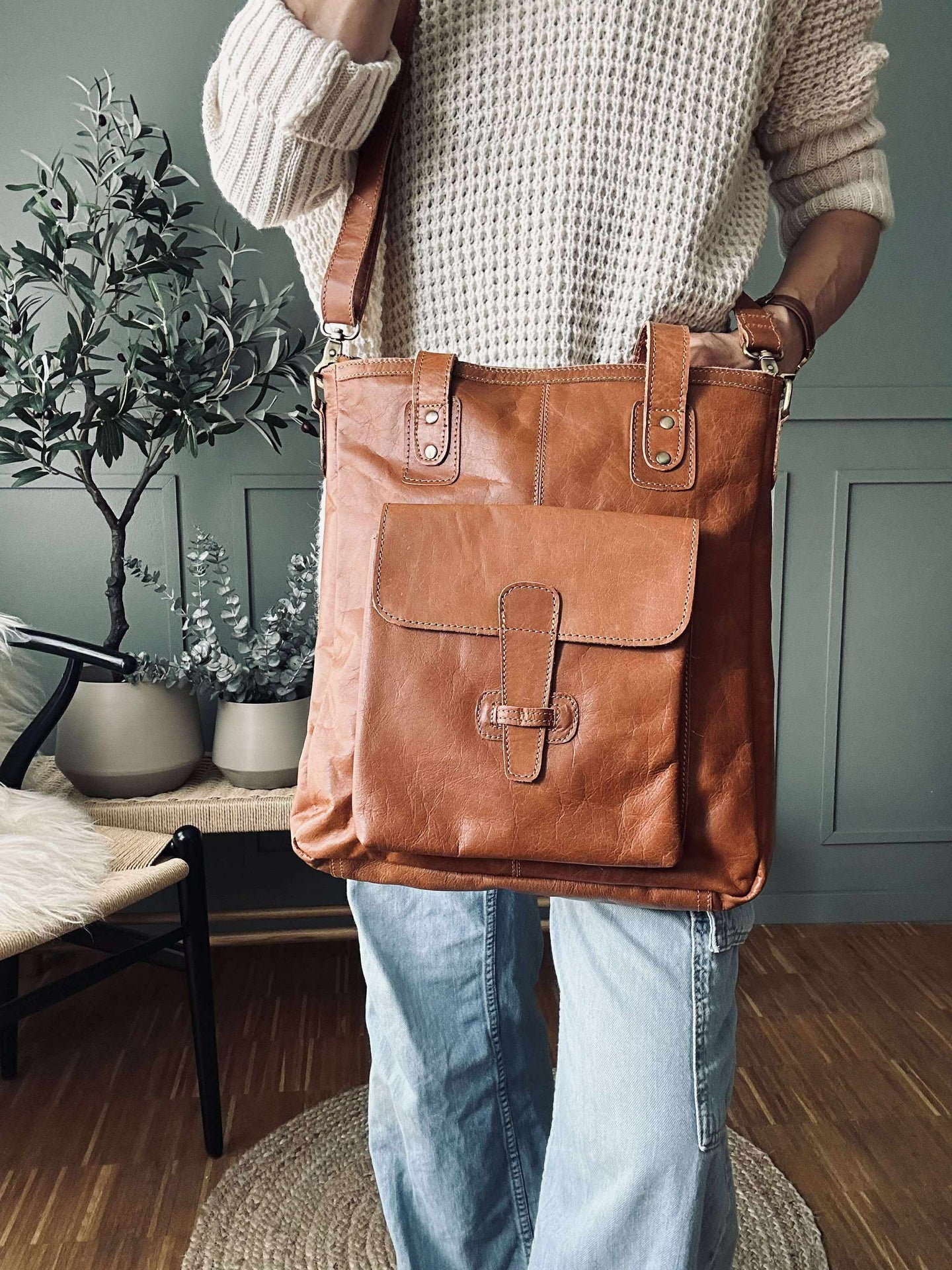 Shopper Amalie - Cognac