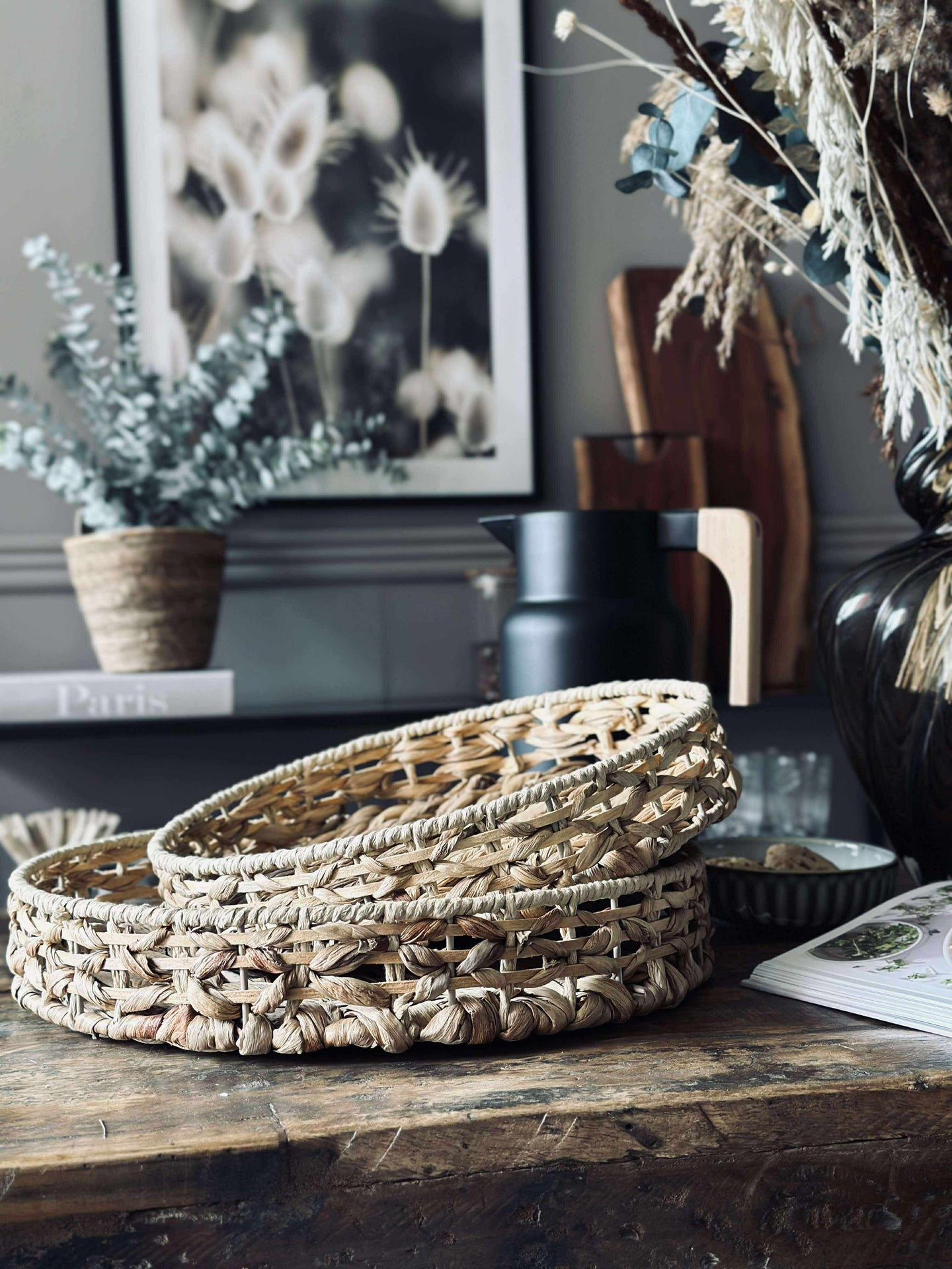 Brett i vannhyasint - Dia 30cm