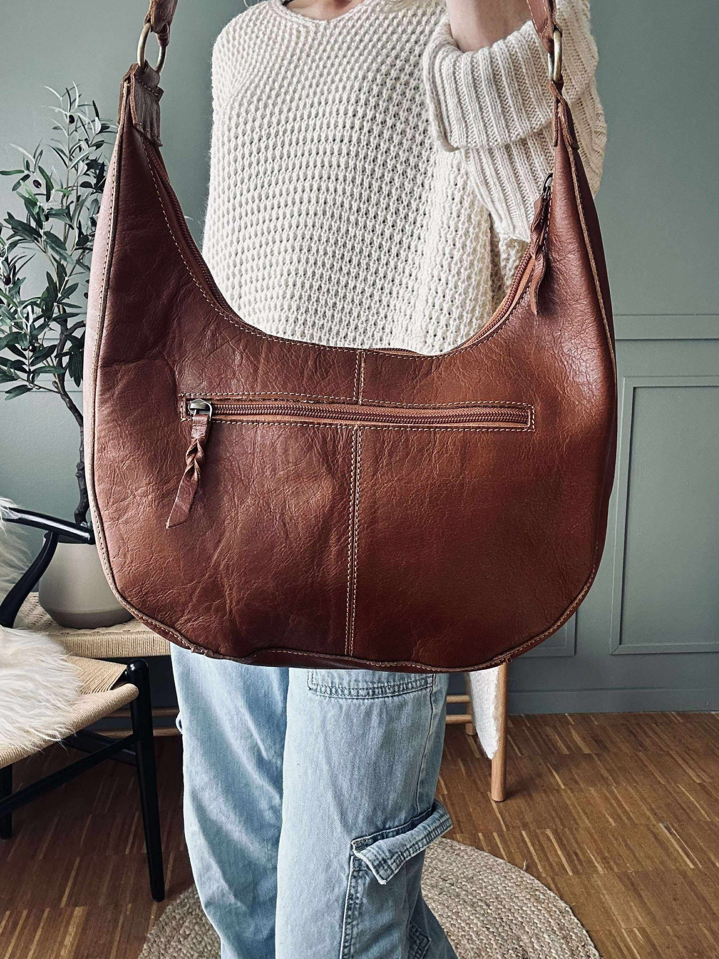 Skulderveske Alicia - Cognac