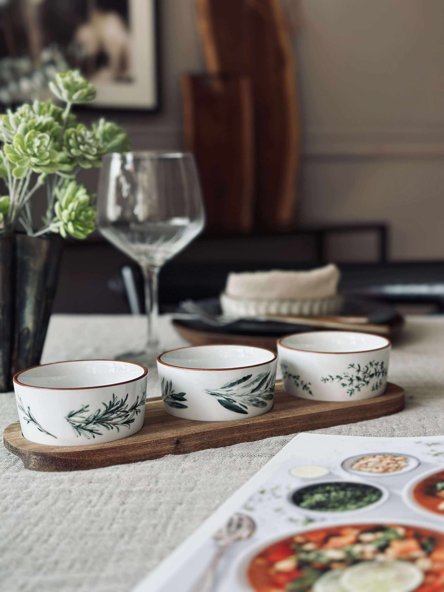 Tapas - 3 skåler og fat