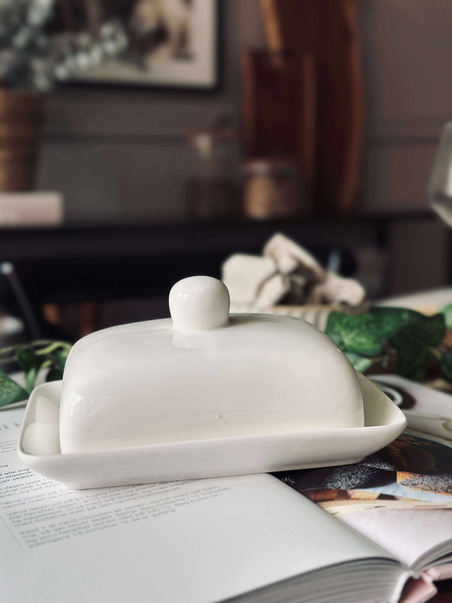 Smørskål - Porselen