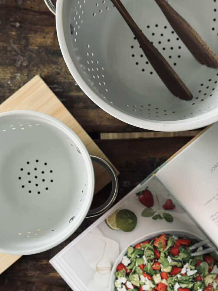 Dørslag - 25 cm Hvit