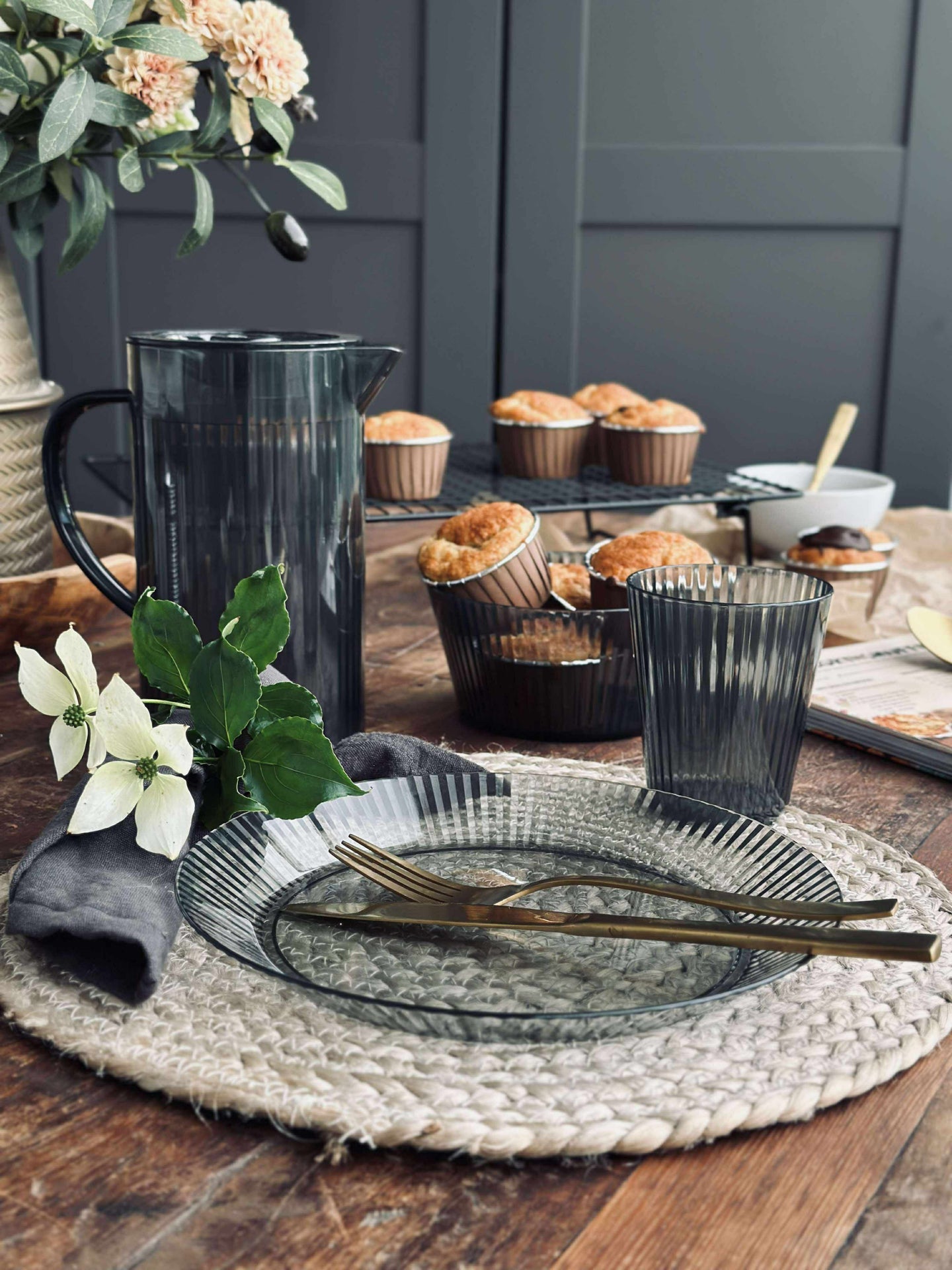 Tallerken DAILY Grå - 4 stk.