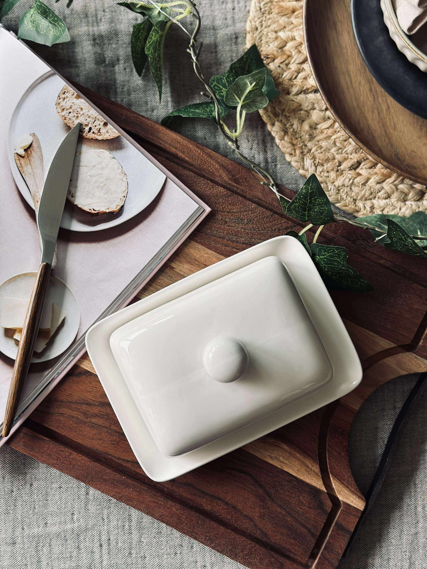 Smørskål - Porselen