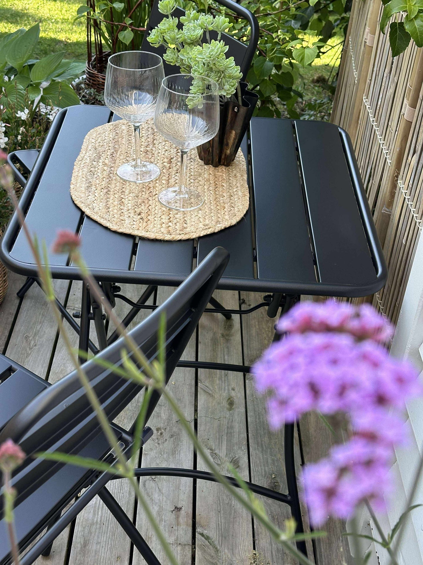 Cafésett - Black garden