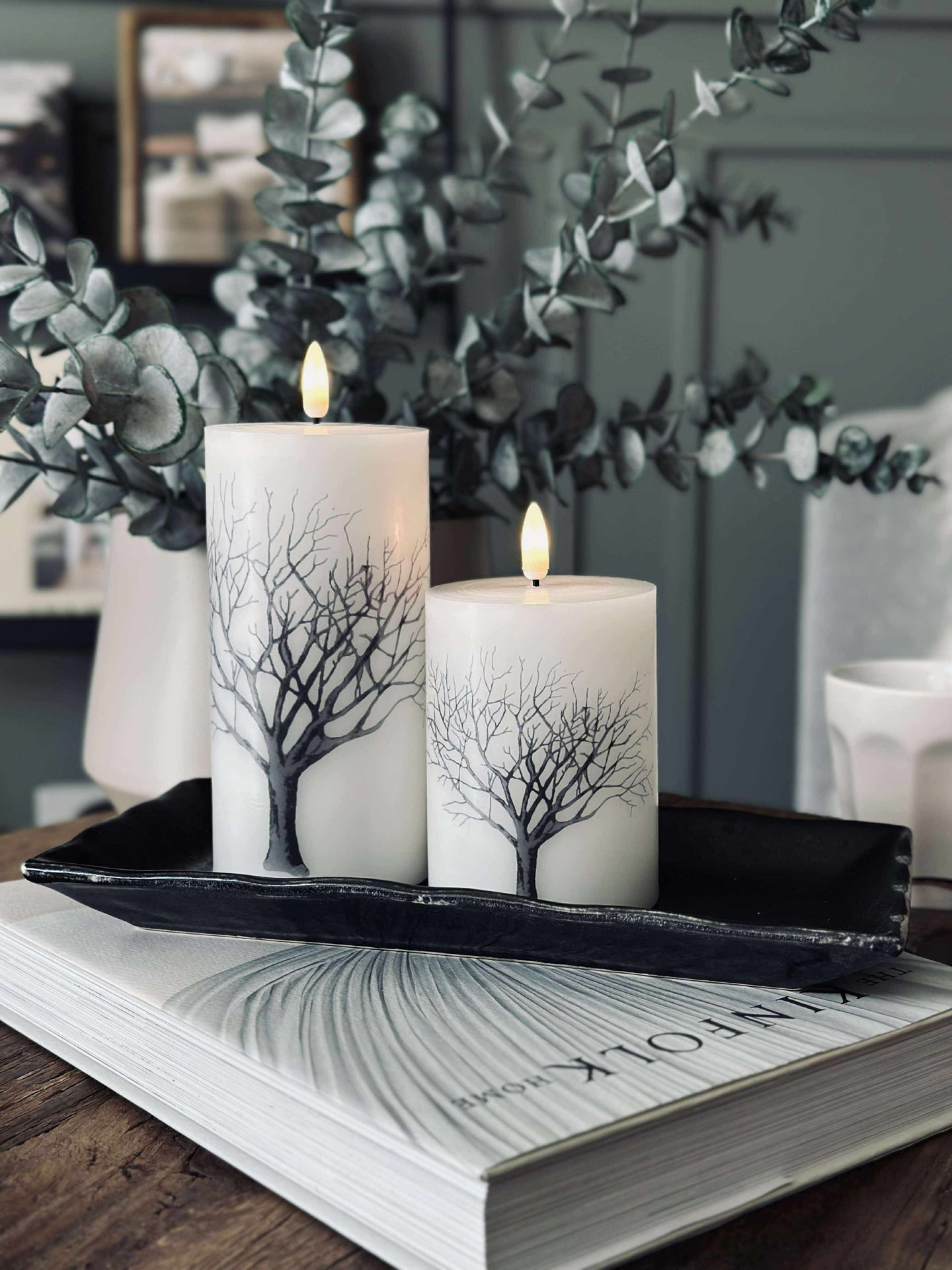 Fat i steintøy – Svart