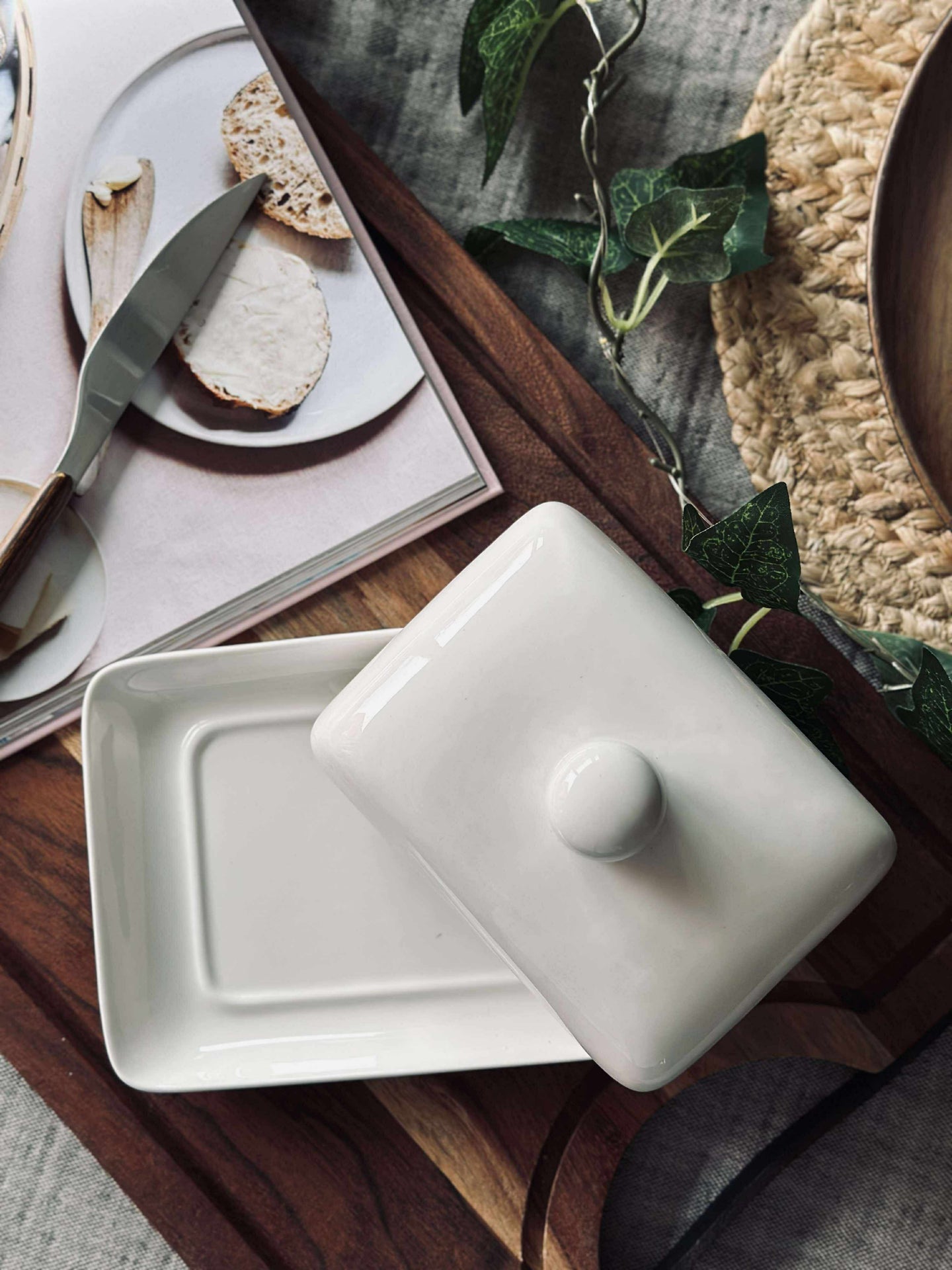 Smørskål - Porselen