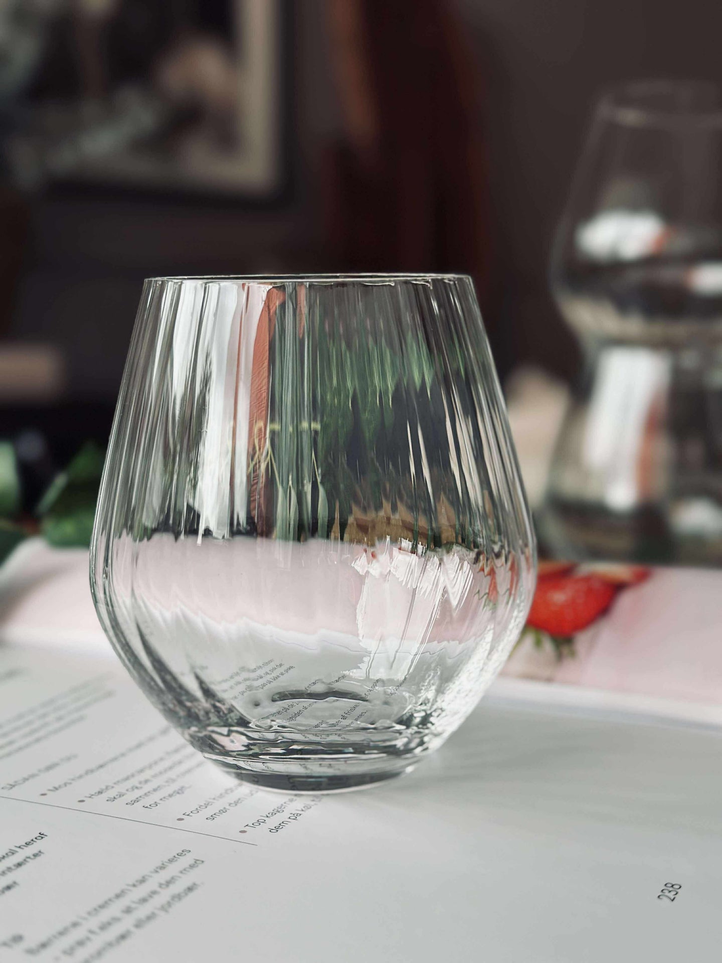 Vannglass CRYSTAL - Sett med 4 stk.