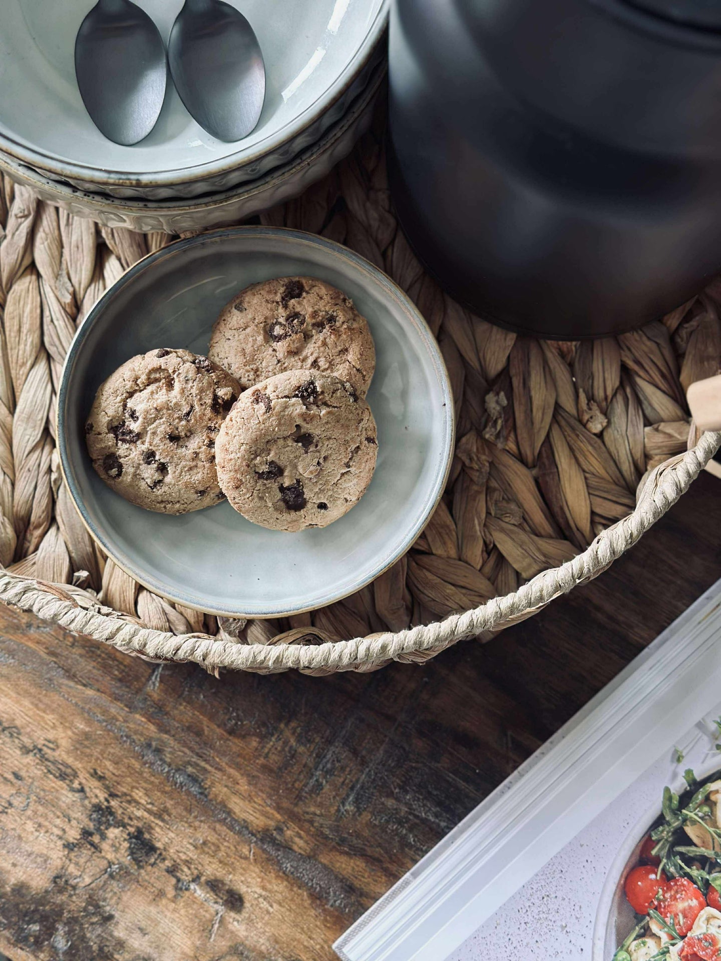 Brett i vannhyasint - Dia 35cm