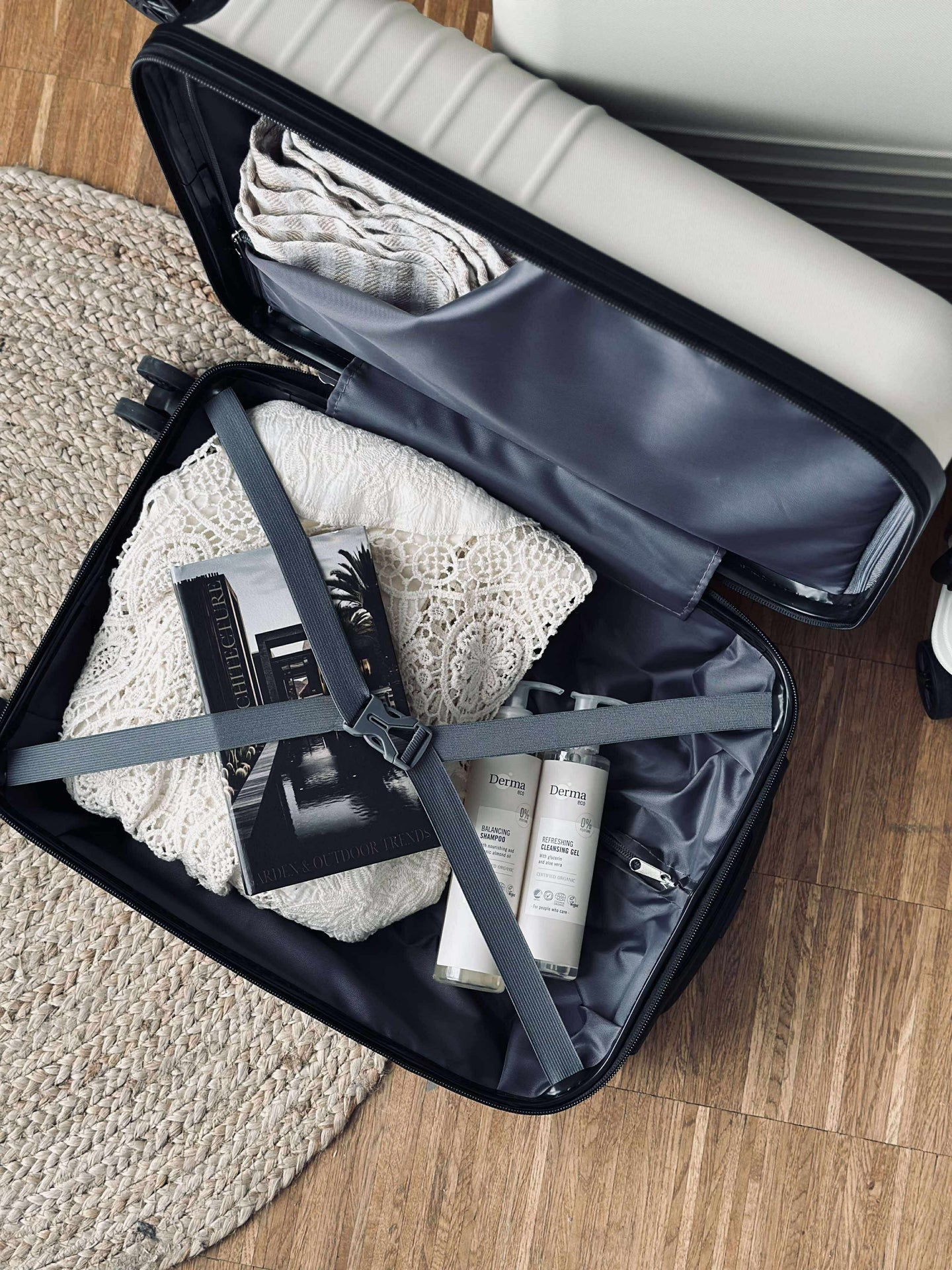 Koffertsett med 3 stk – Beige