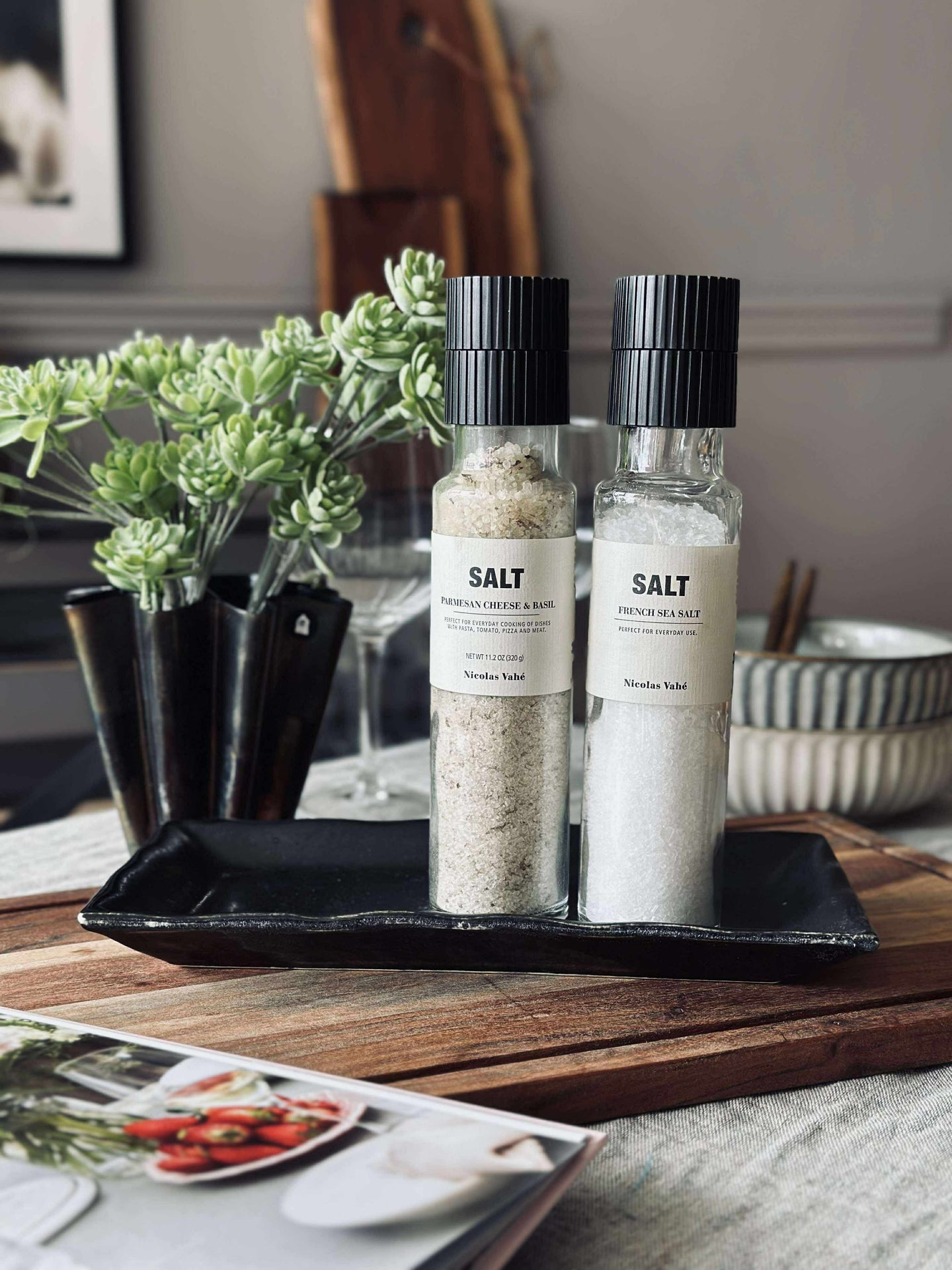 Fat i steintøy – Svart