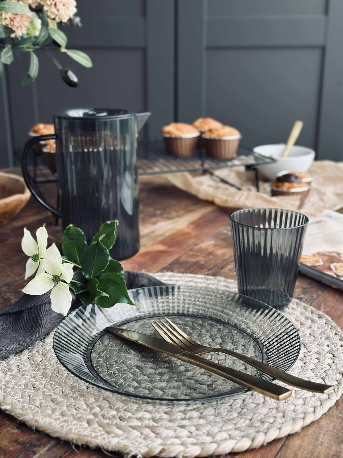 Tallerken DAILY Grå - 4 stk.