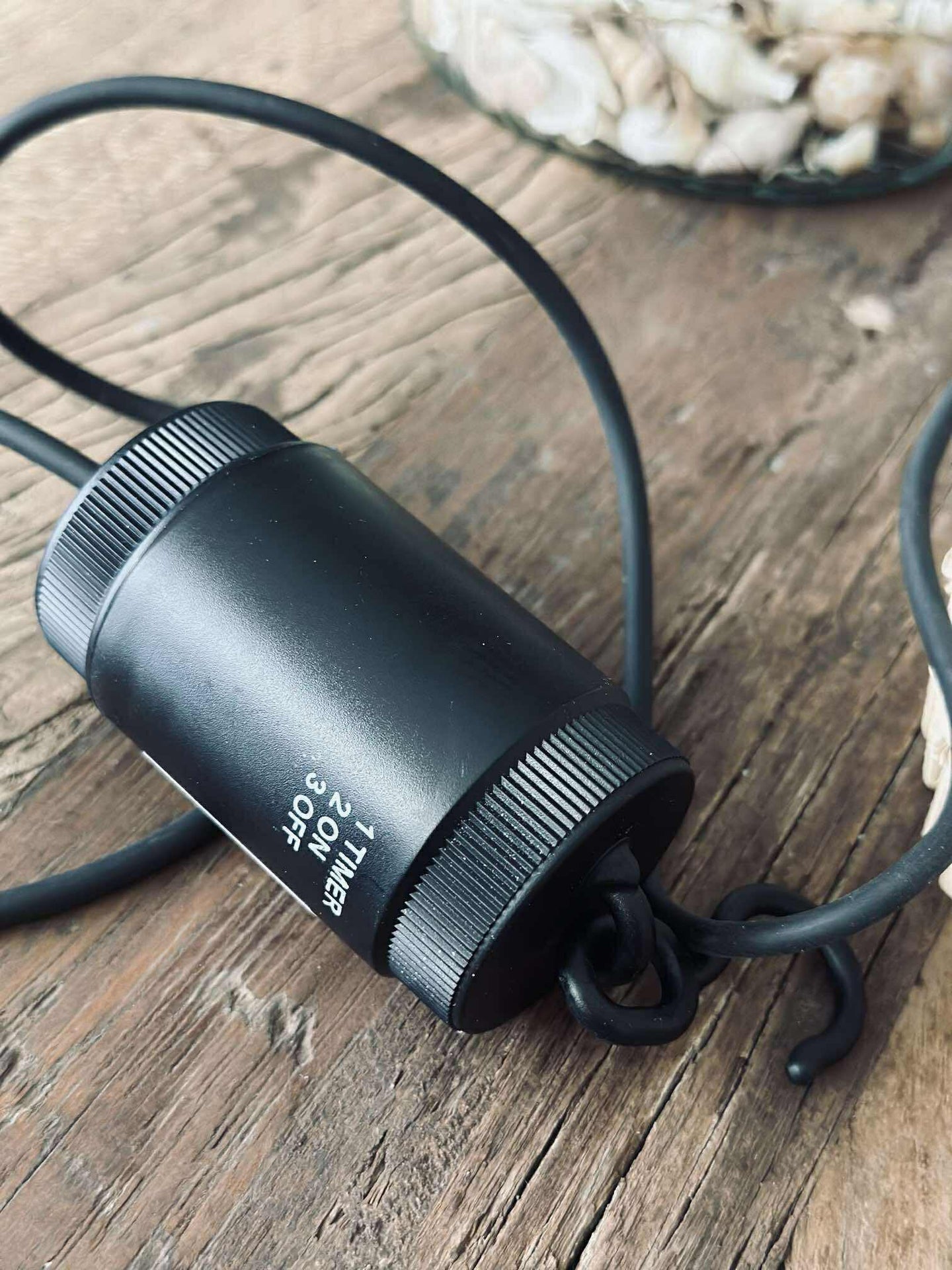 Lampe på batterier m. timerfunksjon – Godkjent for innendørs / utendørs