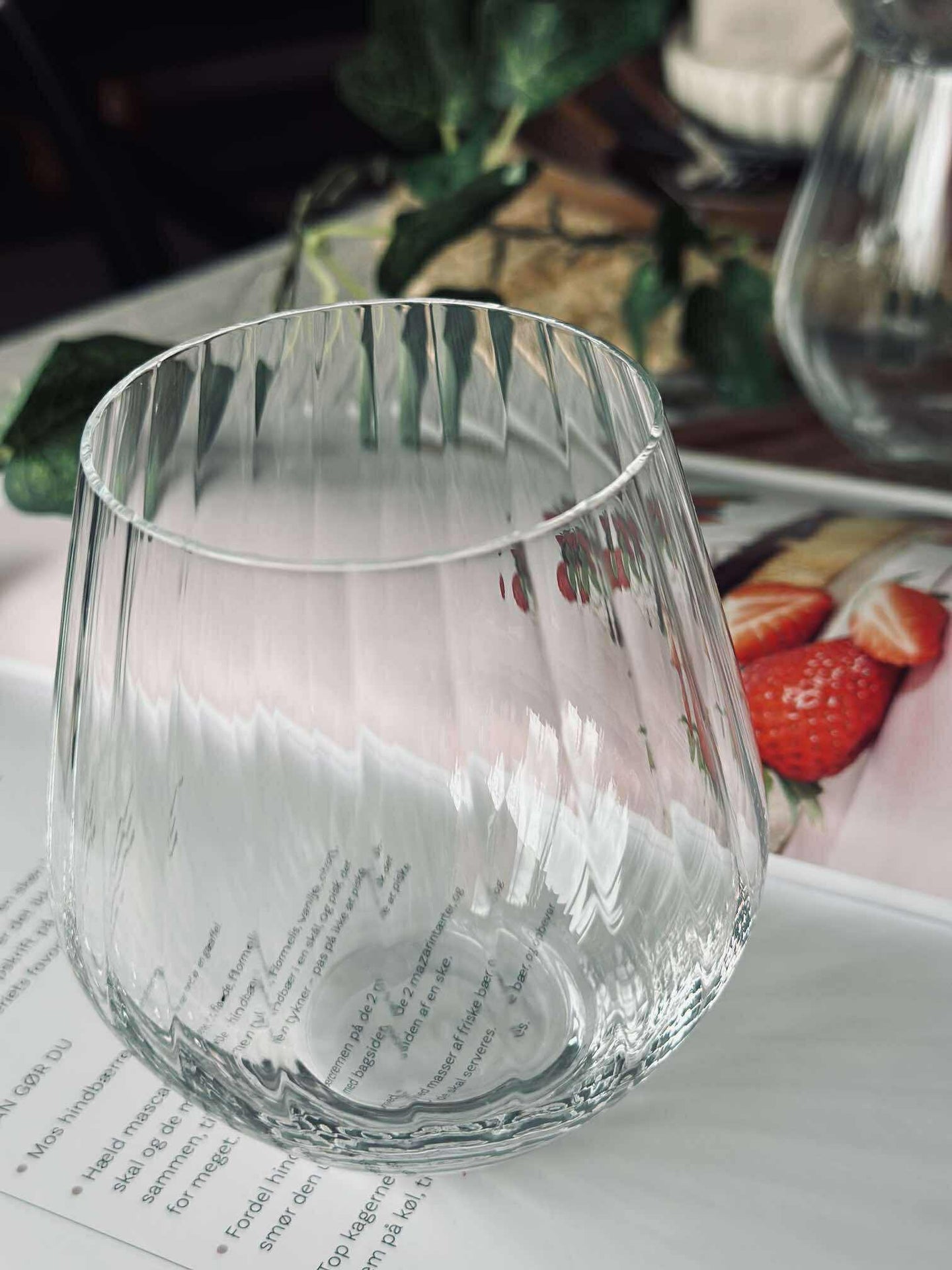 Vannglass CRYSTAL - Sett med 4 stk.