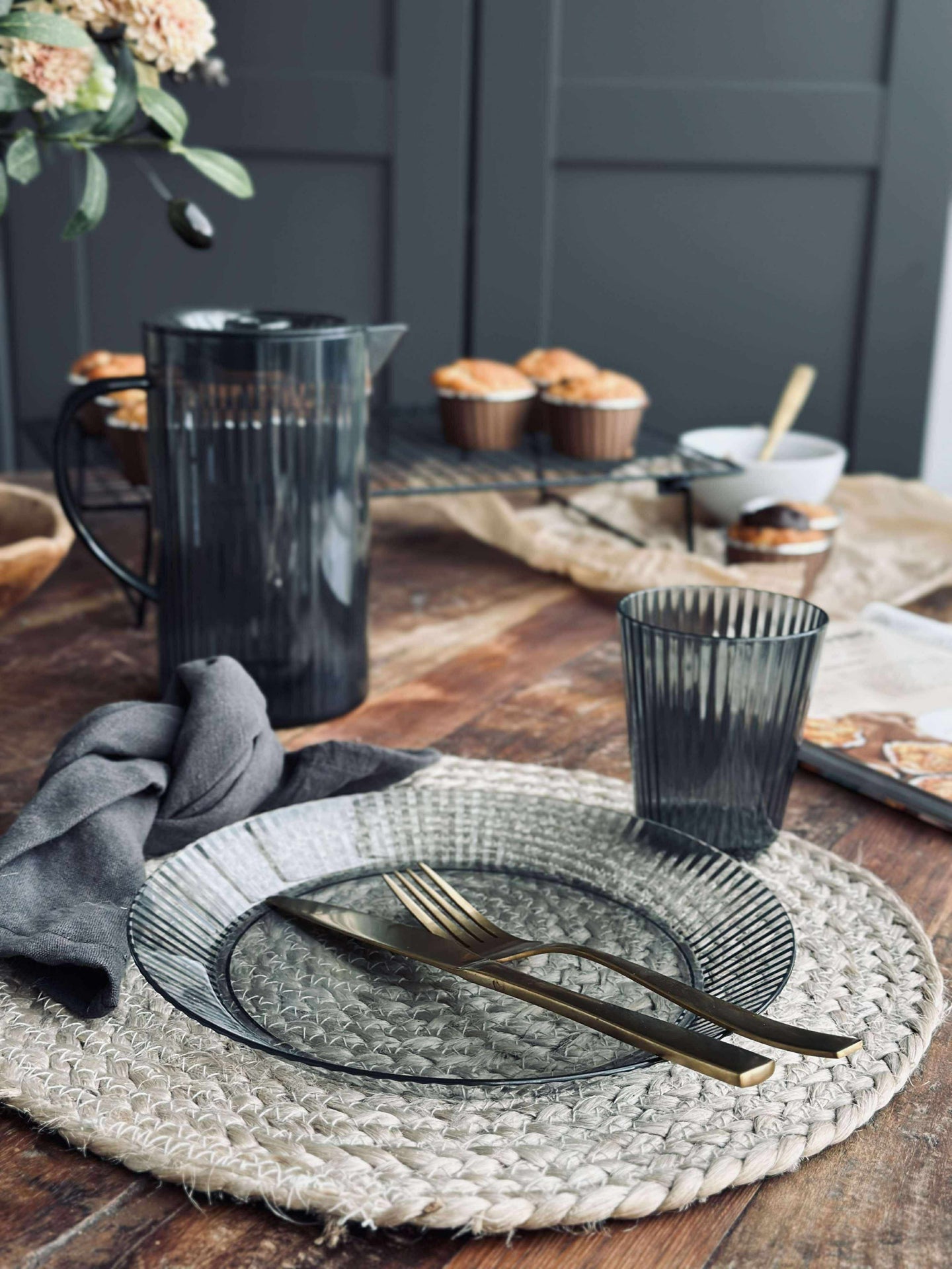 Tallerken DAILY Grå - 4 stk.