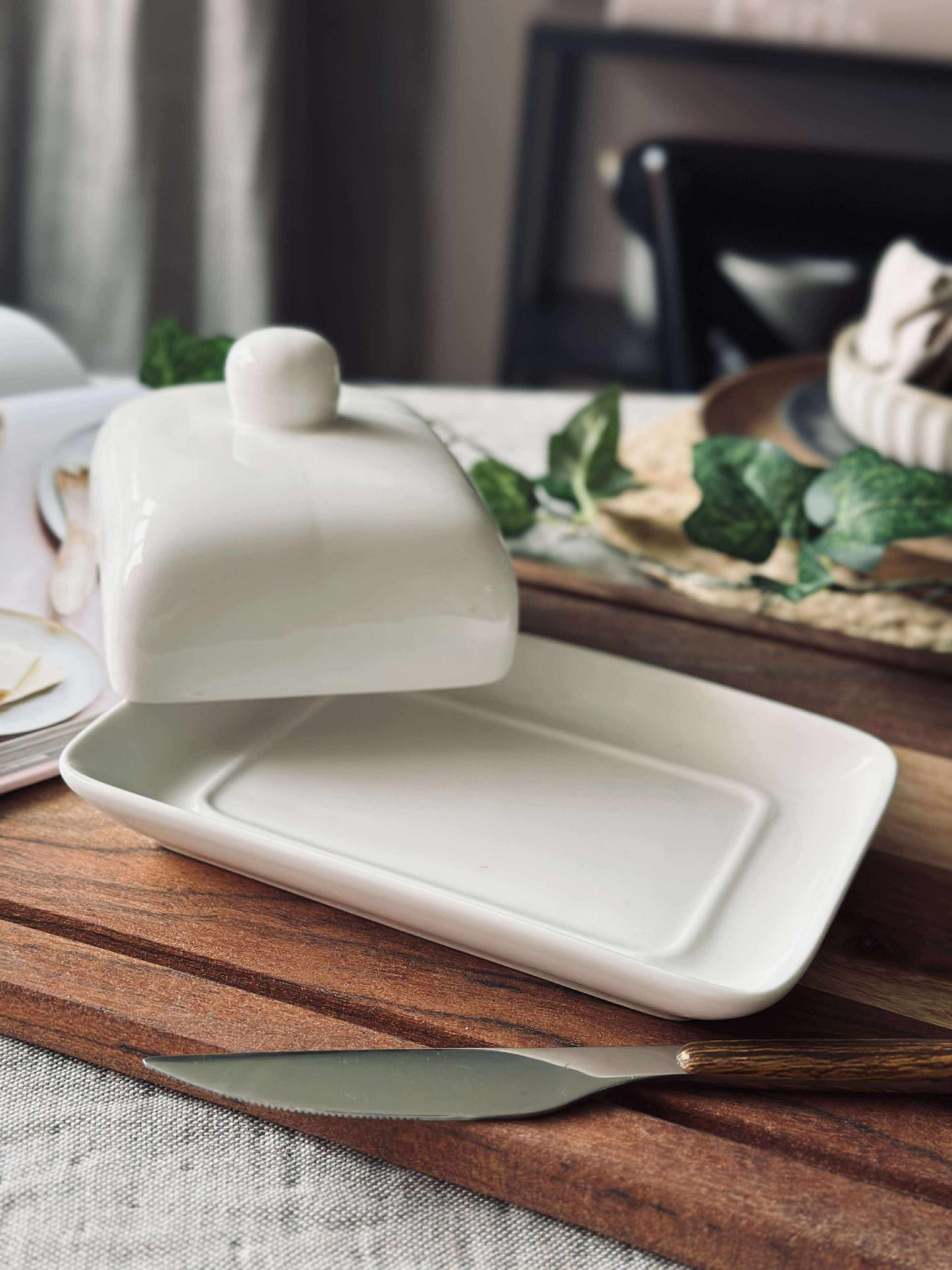 Smørskål - Porselen