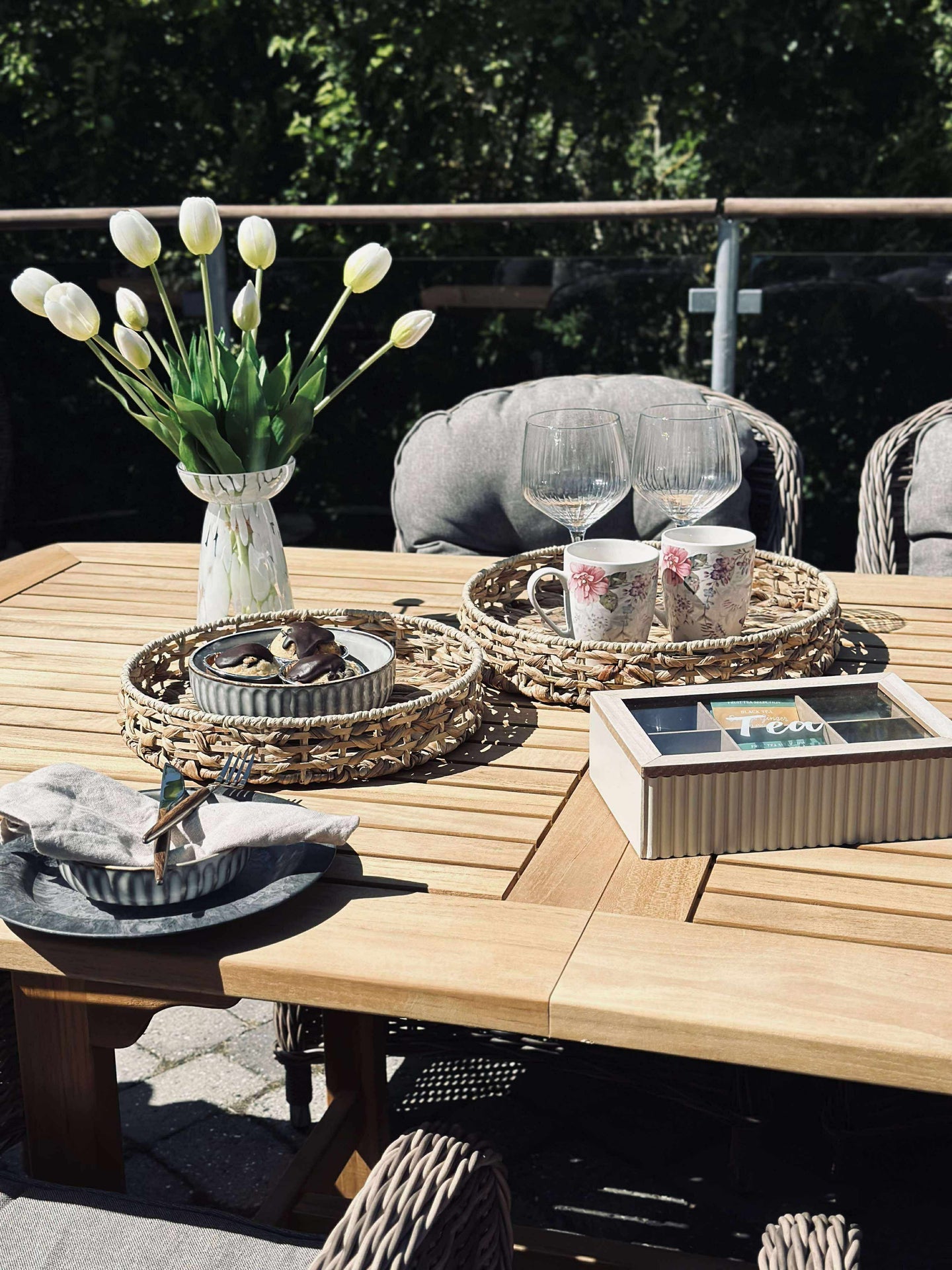 Brett i vannhyasint - Dia 35cm