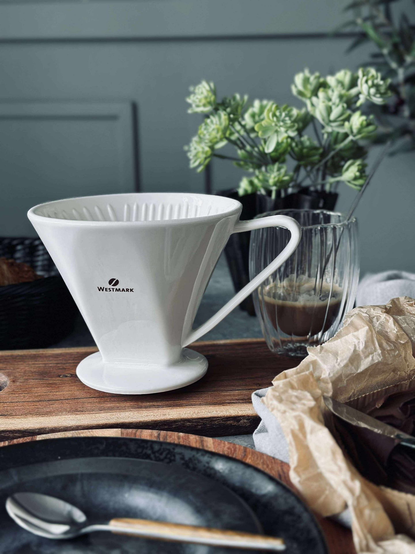 Kaffefilter i porselen