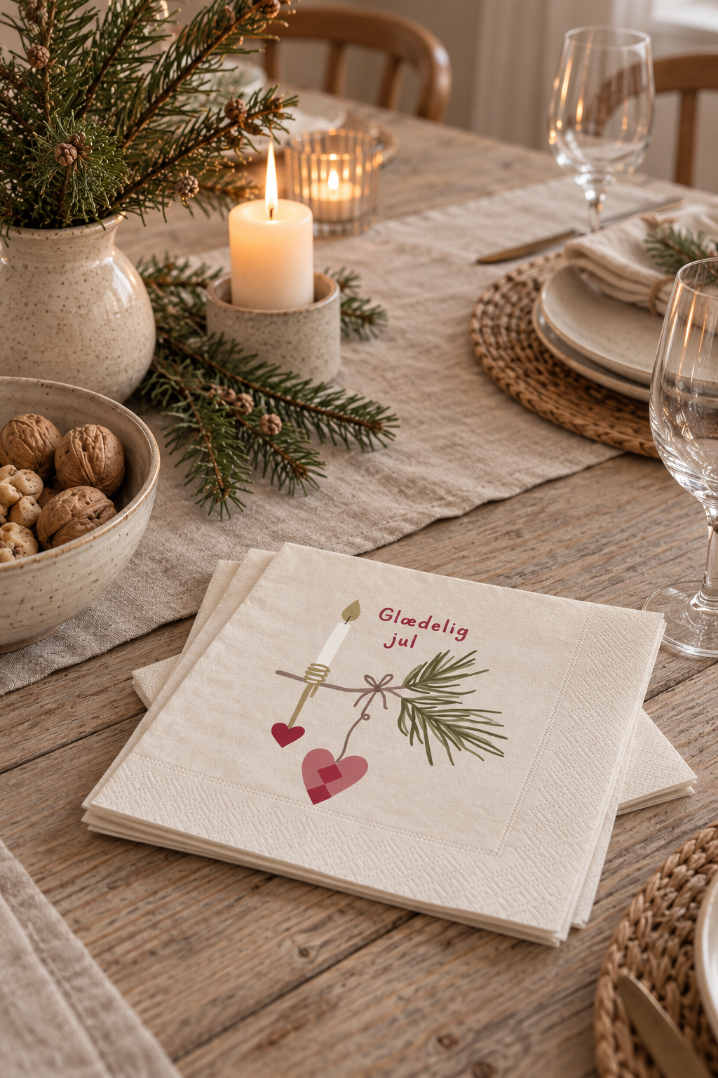 Servietter Jul - 20stk.