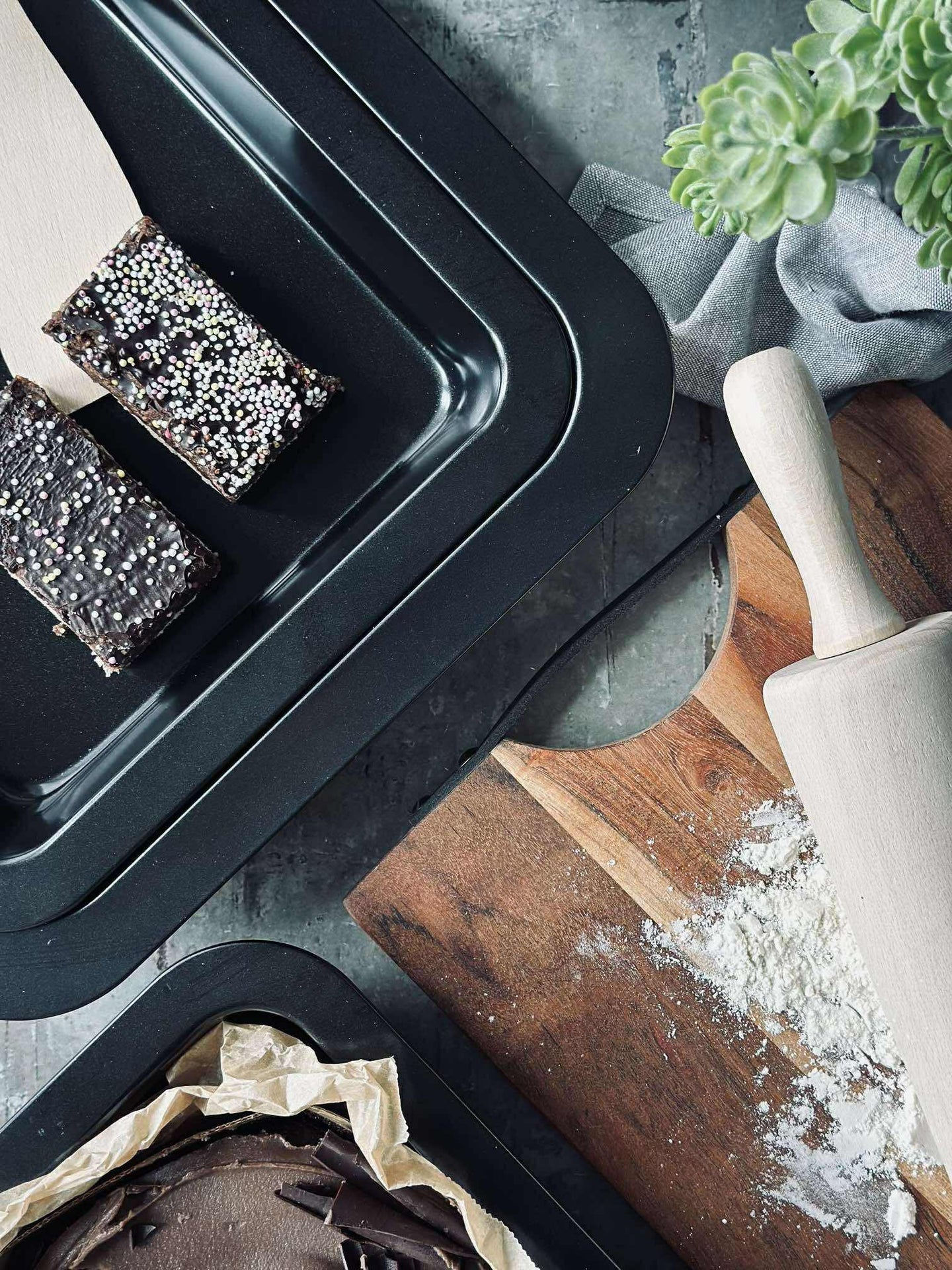 Langpannesett med 3 stk. Non-stick