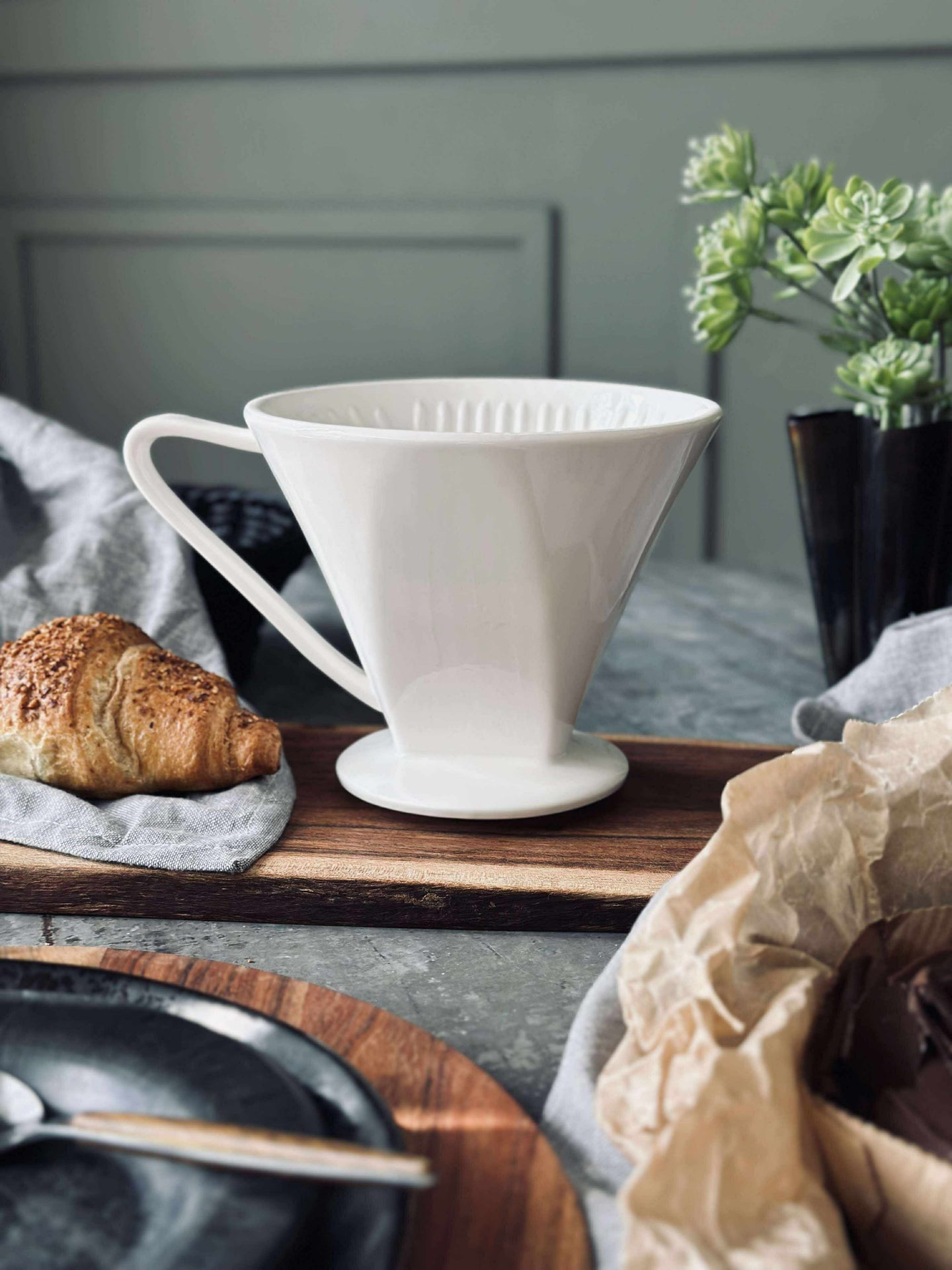 Kaffefilter i porselen