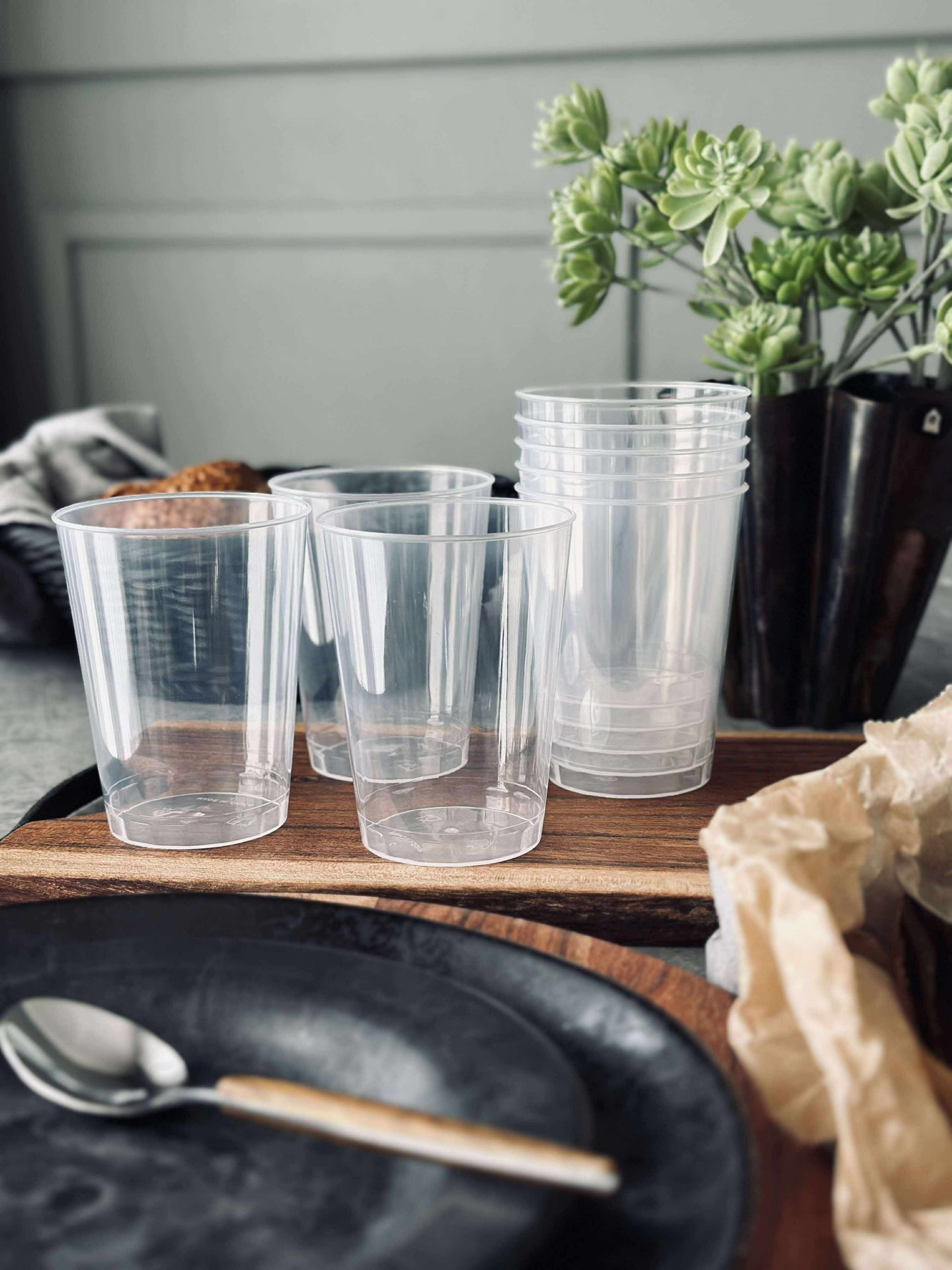 Gjenbrukbare ølglass 25 cl - 6stk.