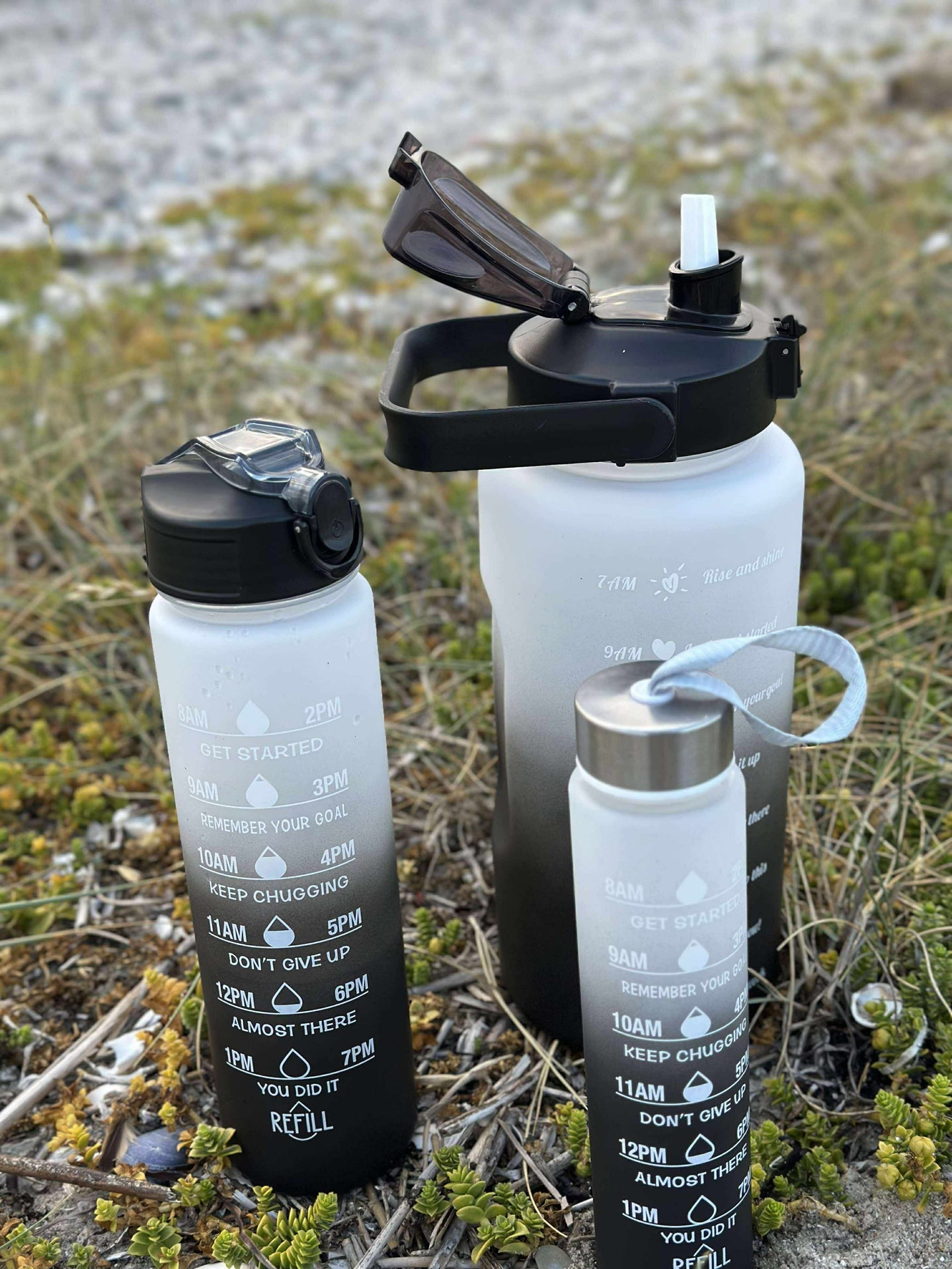 Drikkeflasker STONE - Sett med 3 stk