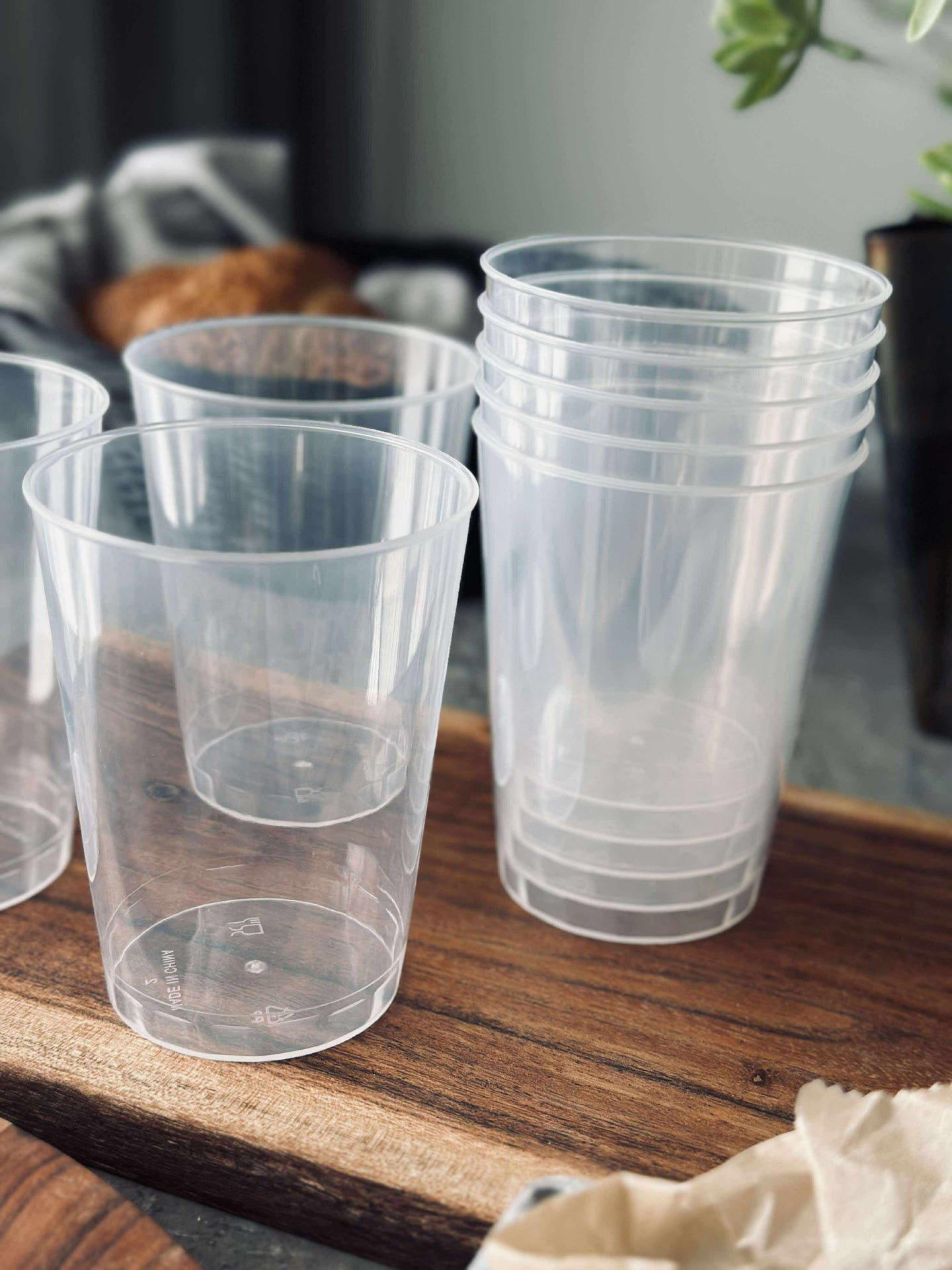 Gjenbrukbare ølglass 25 cl - 6stk.