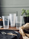 Gjenbrukbare ølglass 50 cl - 6stk.