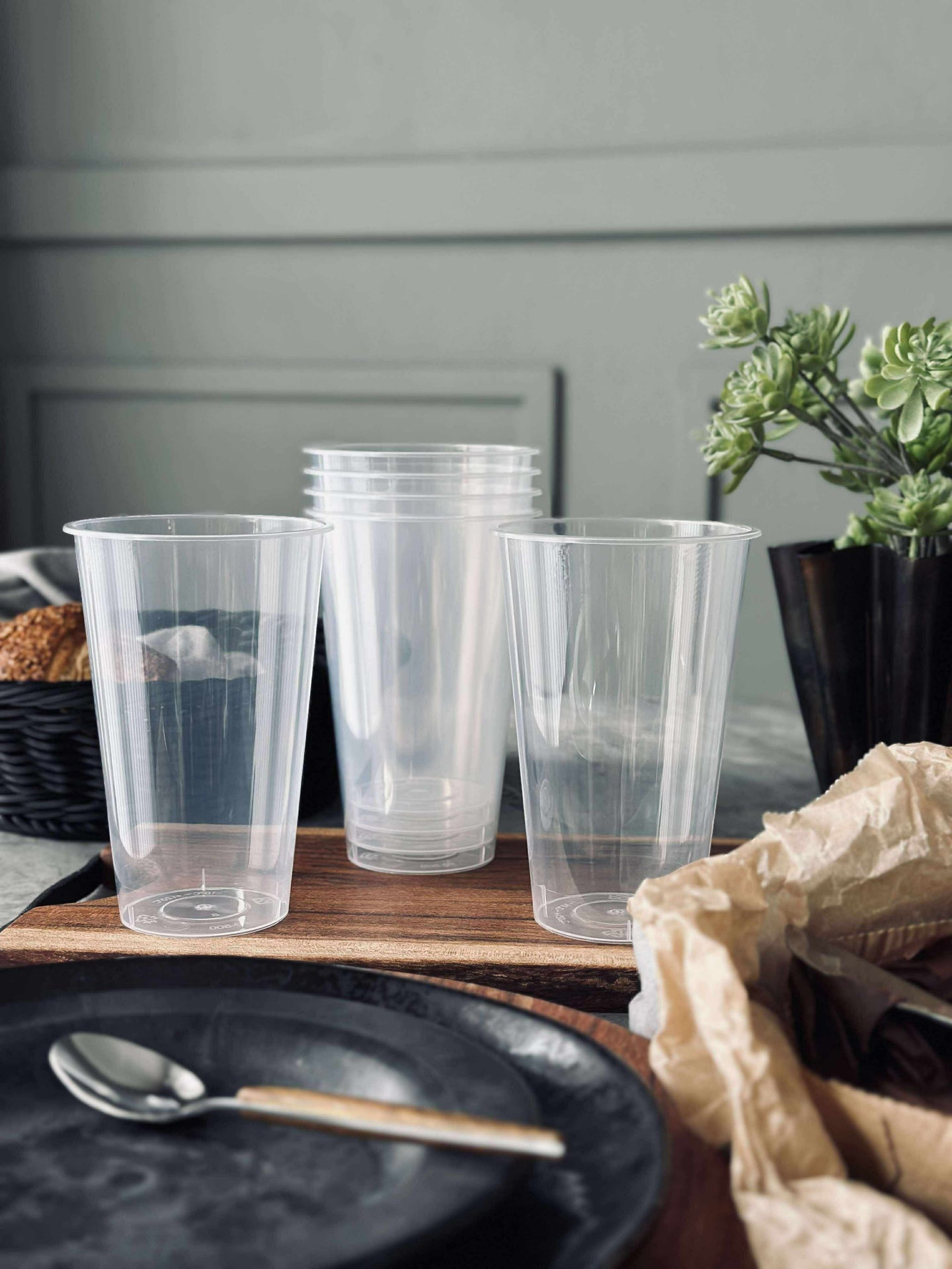 Gjenbrukbare ølglass 50 cl - 6stk.