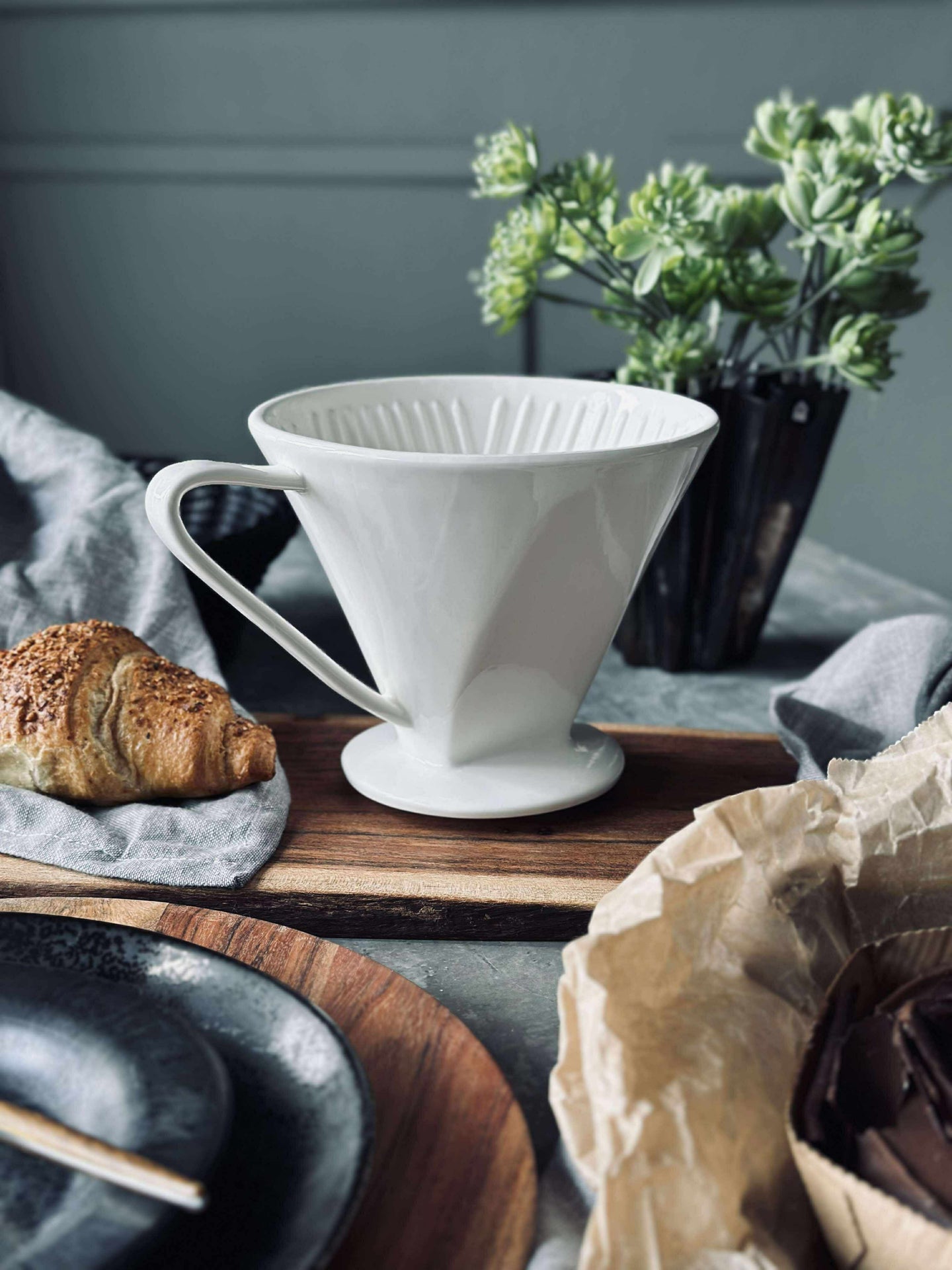 Kaffefilter i porselen