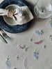 Duk flower broderi - Lin-look