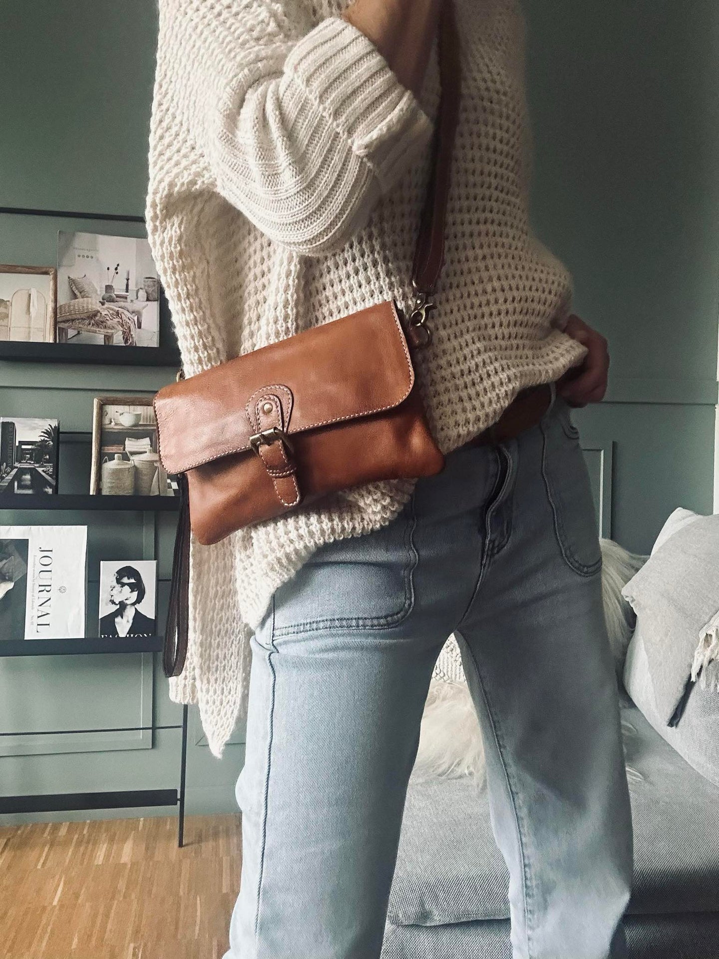 Clutch Jodi - Walnut