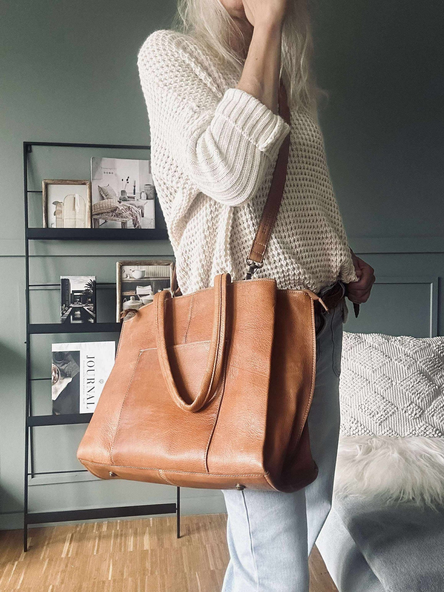 Arbeidsveske - Valerie Cognac