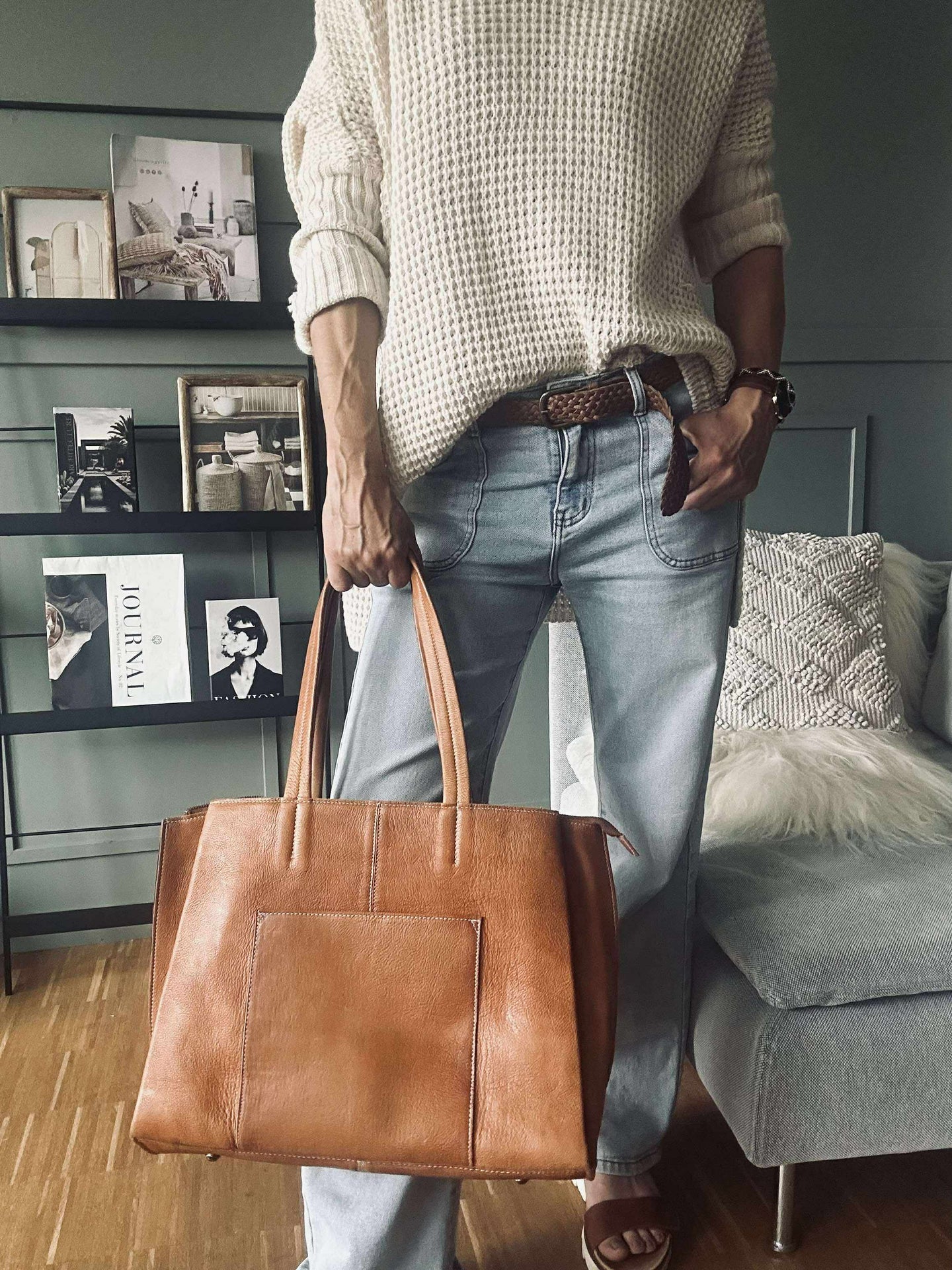 Arbeidsveske - Valerie Cognac
