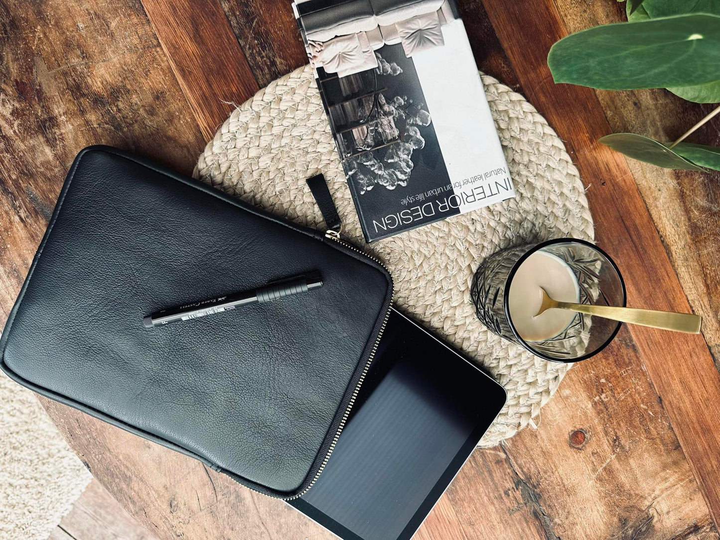 Ipad sleeve - Svart / Gull