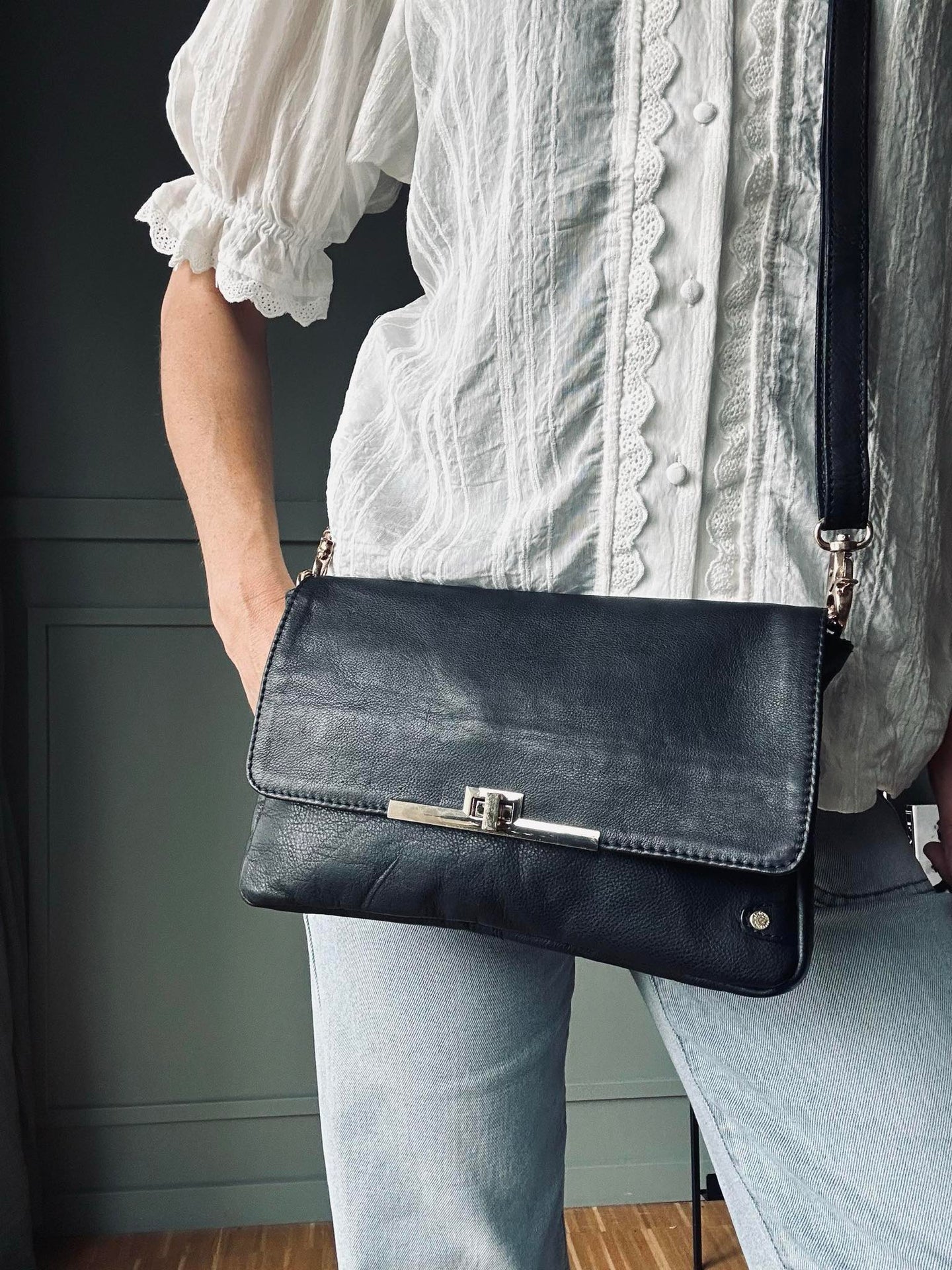 Clutch Elegant svart / gull