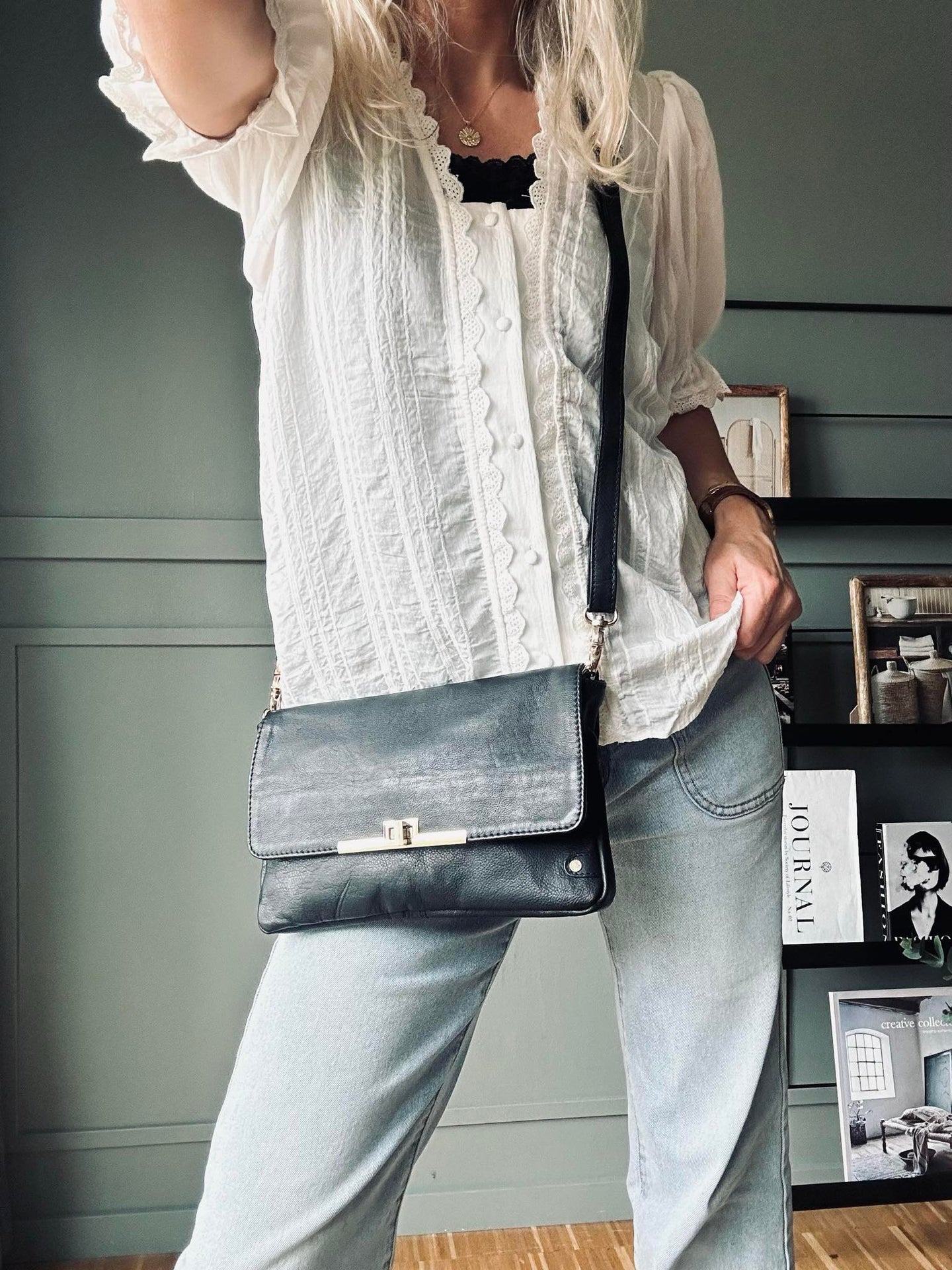 Clutch Elegant svart / gull