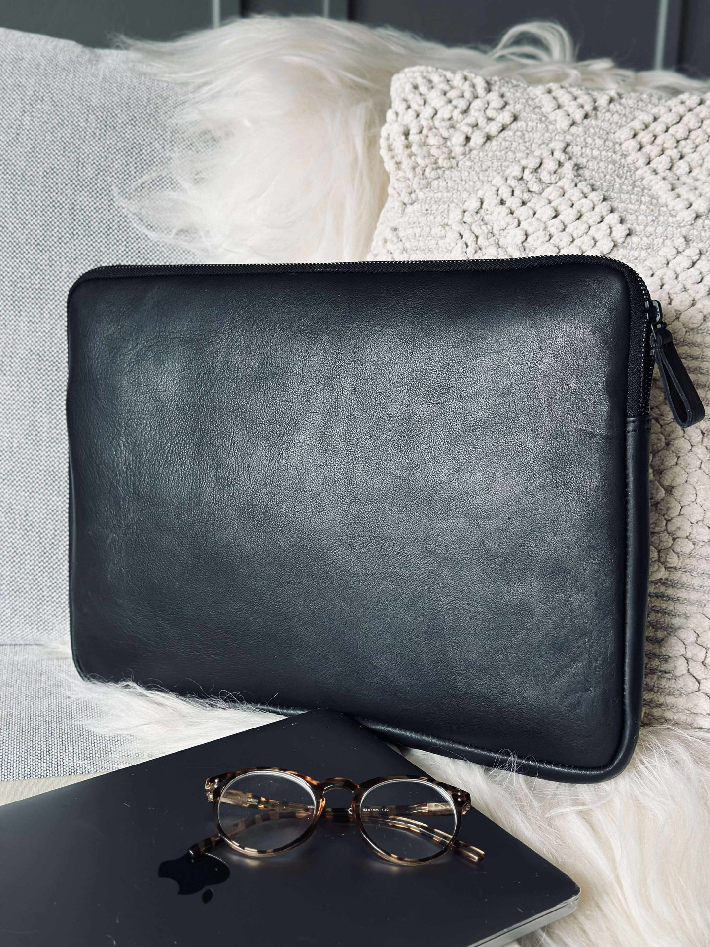 Laptop-sleeve - Svart / svart