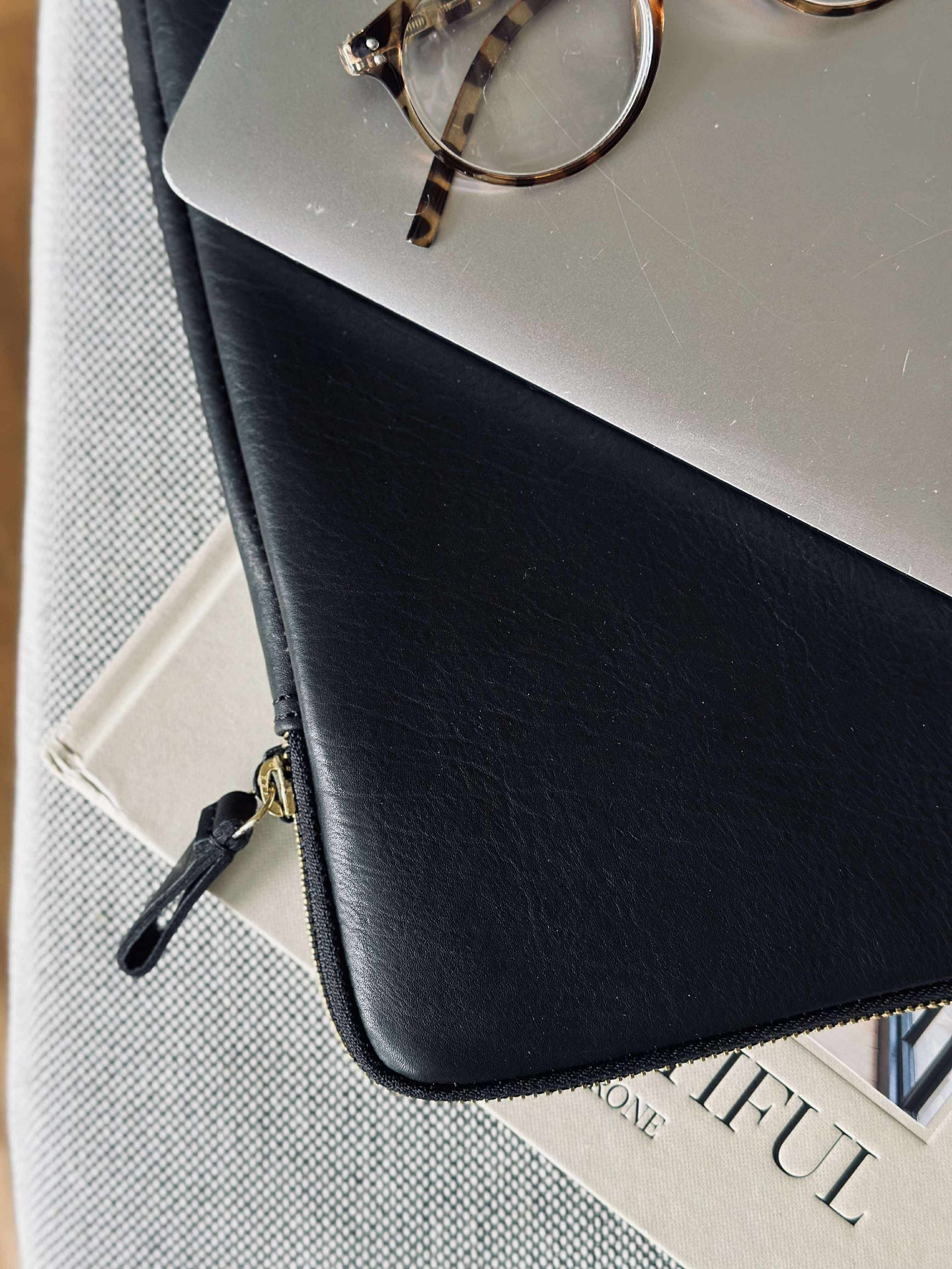 Laptop-sleeve - Svart / Gull
