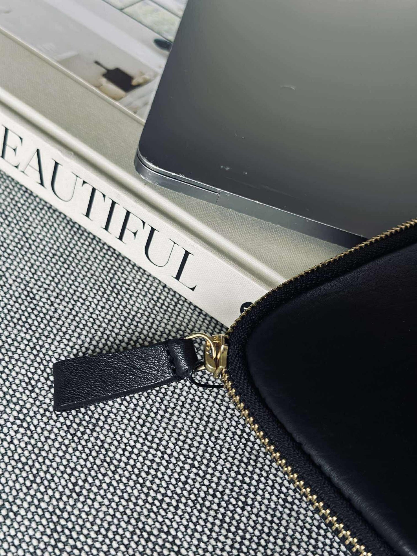 Laptop-sleeve - Svart / Gull