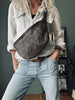 Bumbag Deluxe med nitter - Brun
