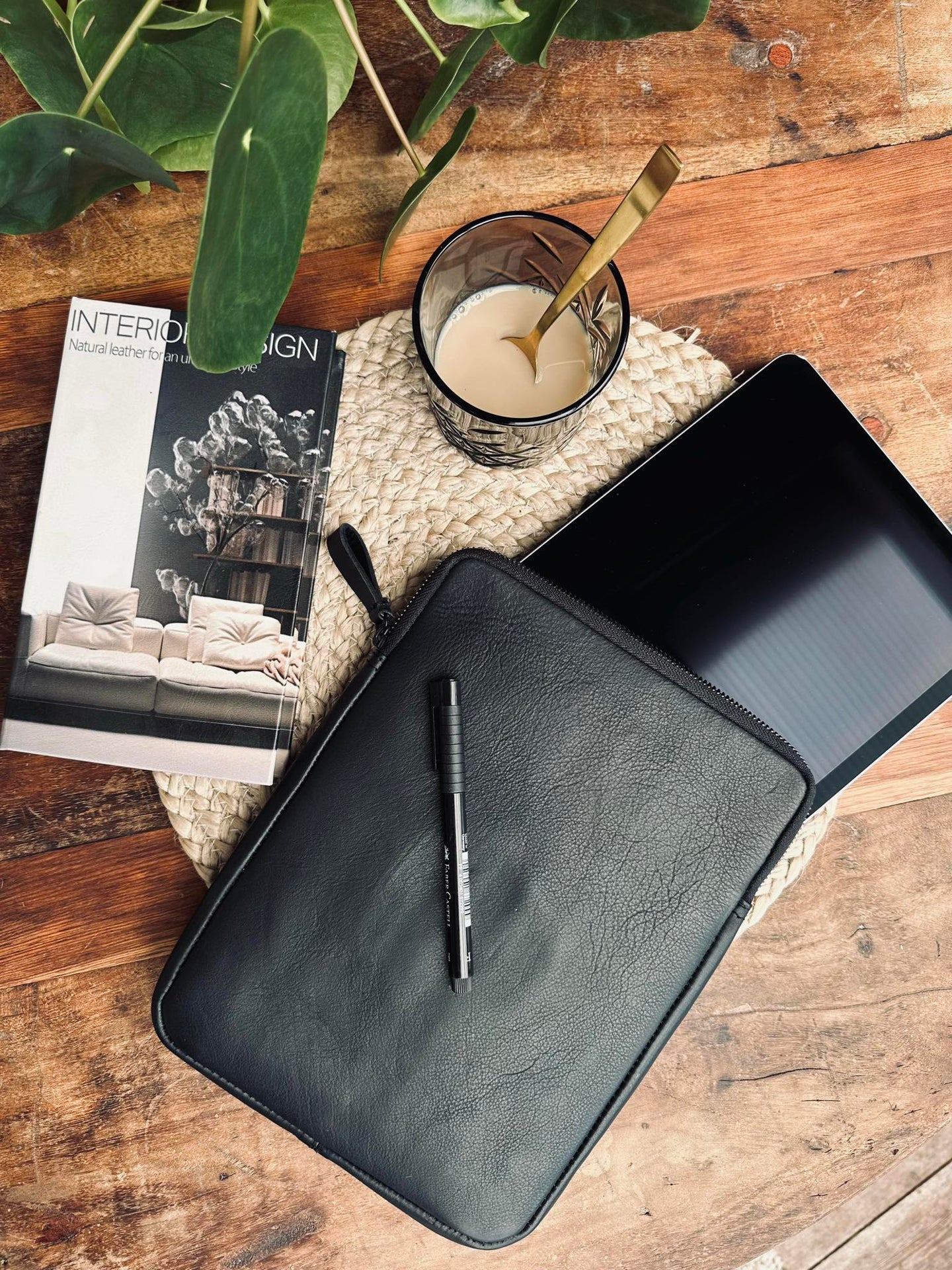 iPad-sleeve - Svart / Svart