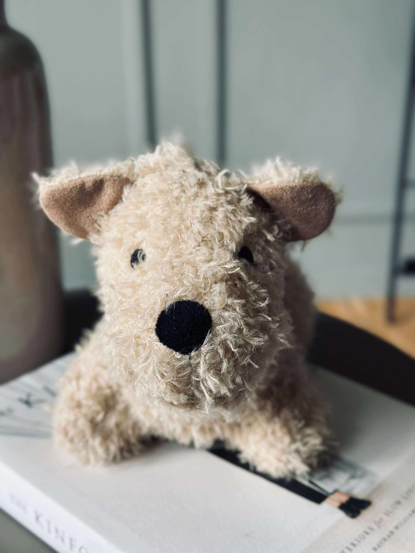 Dørstopper Plysj hund - Beige