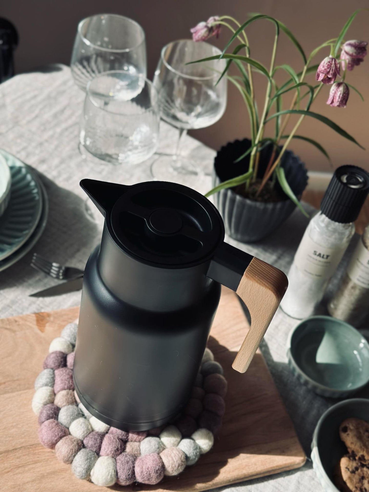 Bordskåner DOTS - Lyng ullmix